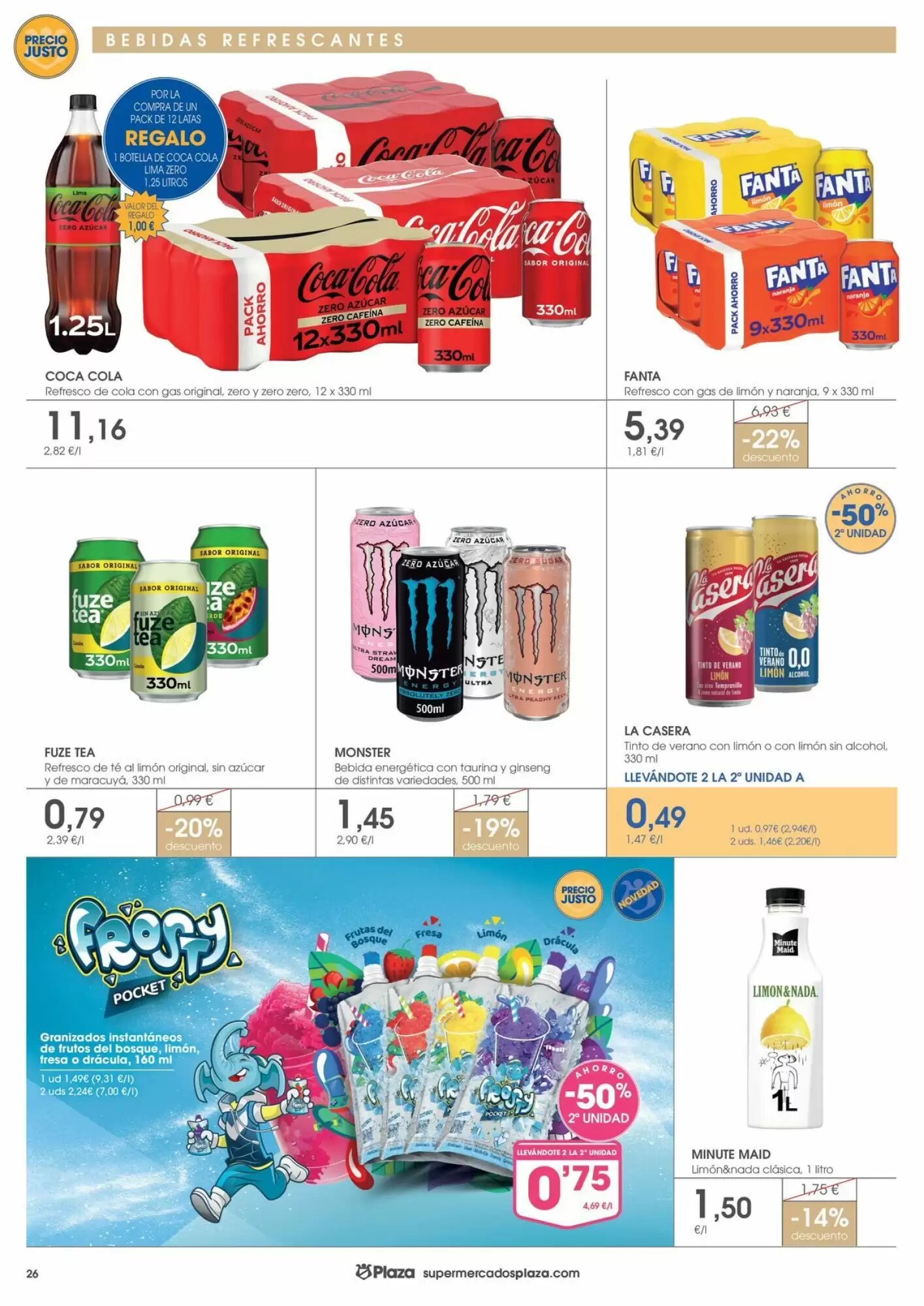 Folleto promocional de Supermercados Plaza válido desde el 30/07/2026 - Página 26.