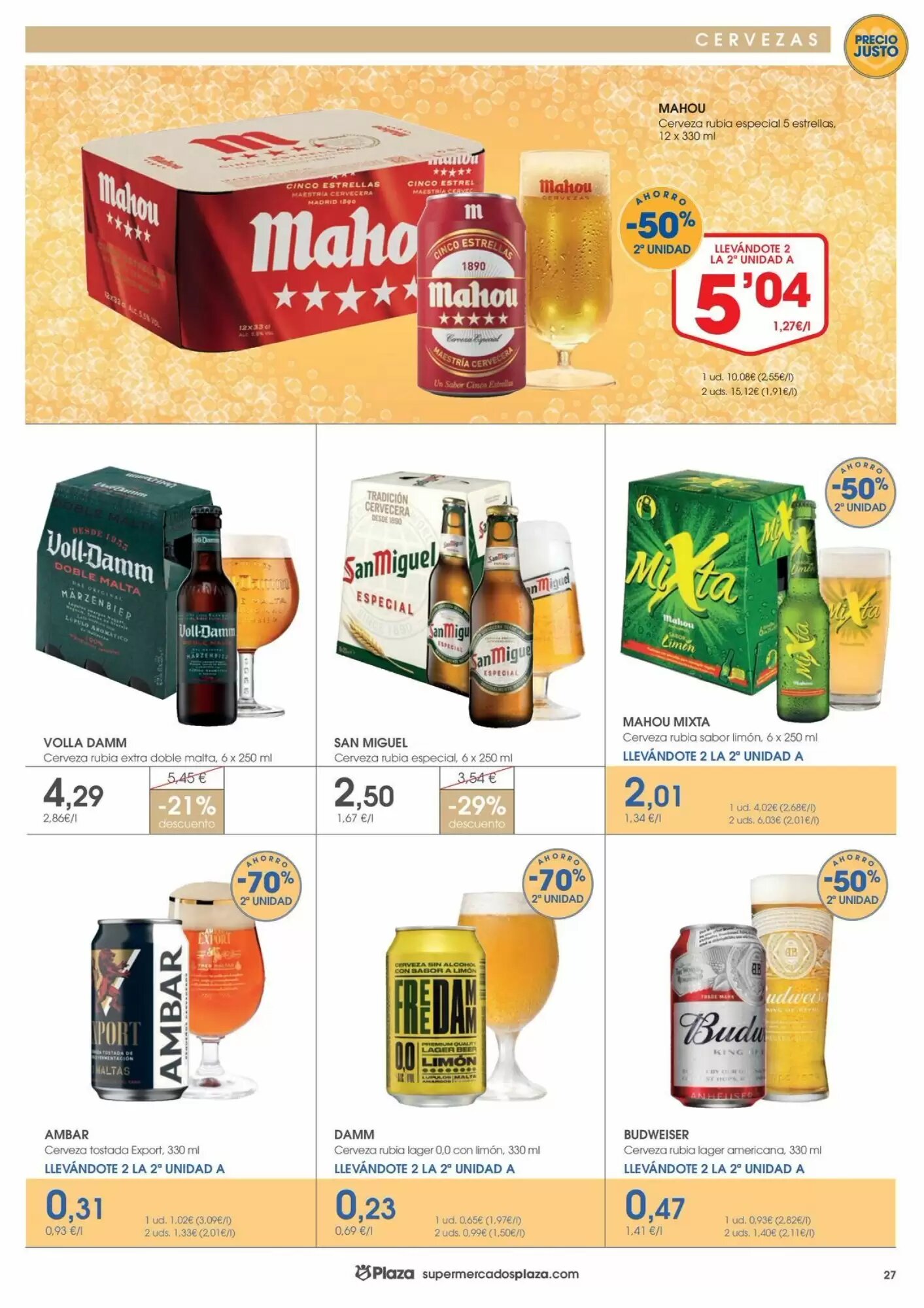 Folleto promocional de Supermercados Plaza válido desde el 30/07/2026 - Página 27.