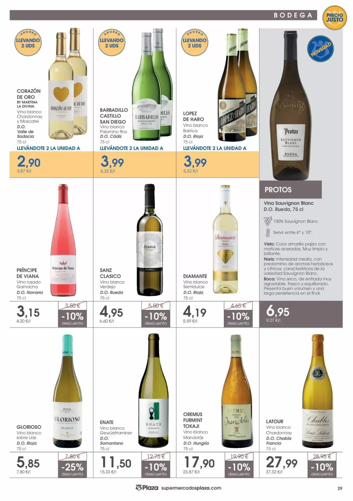 Folleto promocional de Supermercados Plaza válido desde el 30/07/2026 - Página 29.