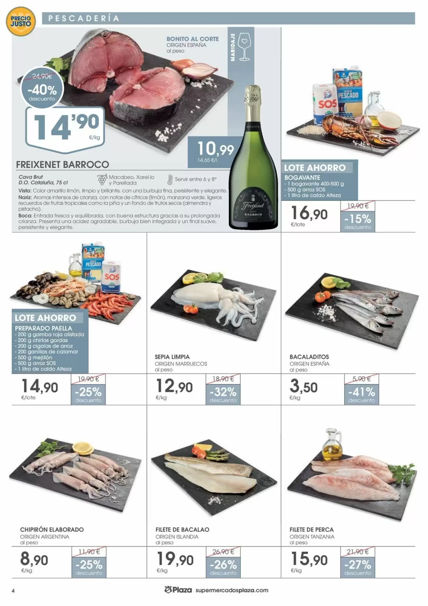 Folleto promocional de Supermercados Plaza válido desde el 30/07/2026 - Página 4.