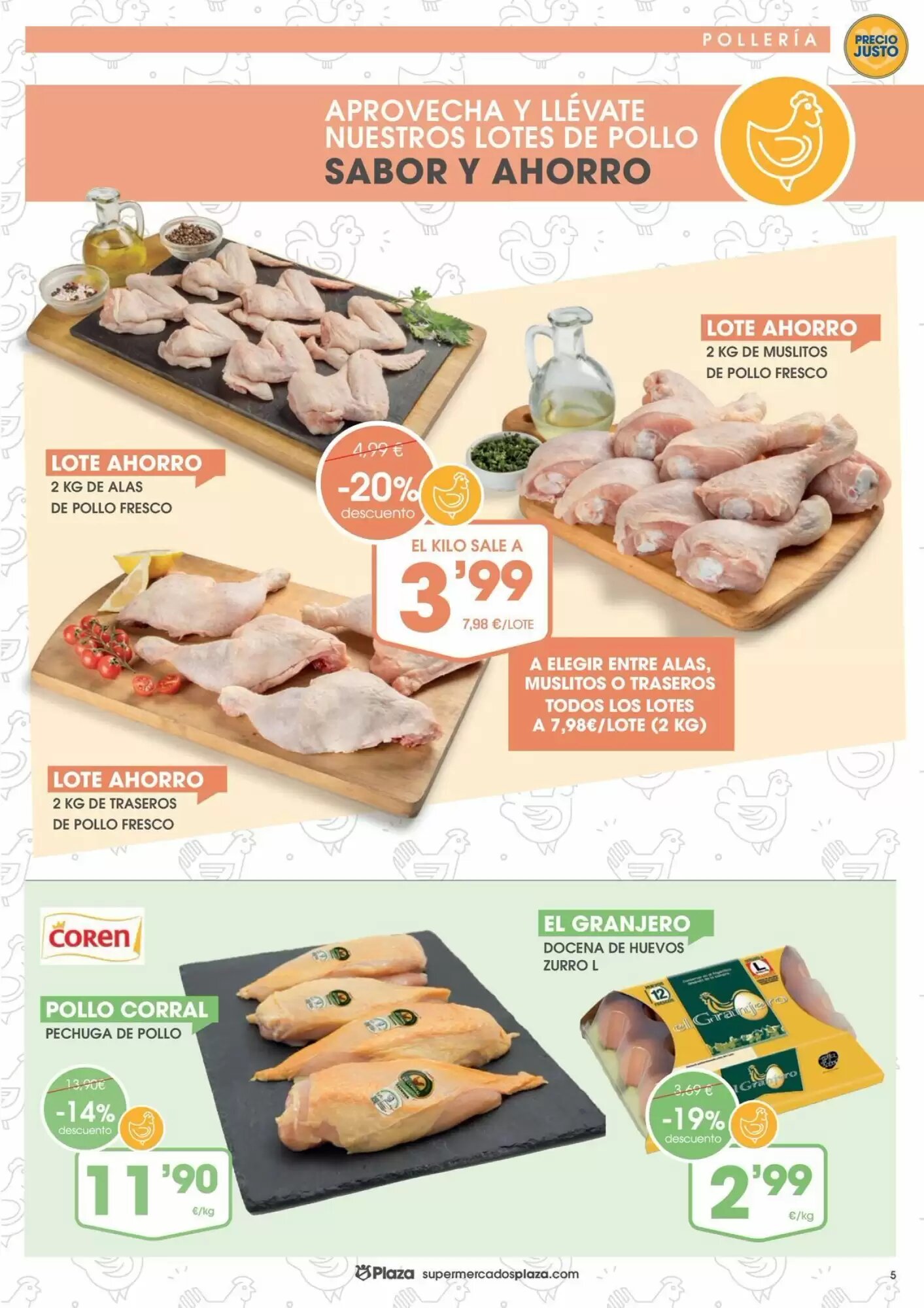 Folleto promocional de Supermercados Plaza válido desde el 30/07/2026 - Página 5.