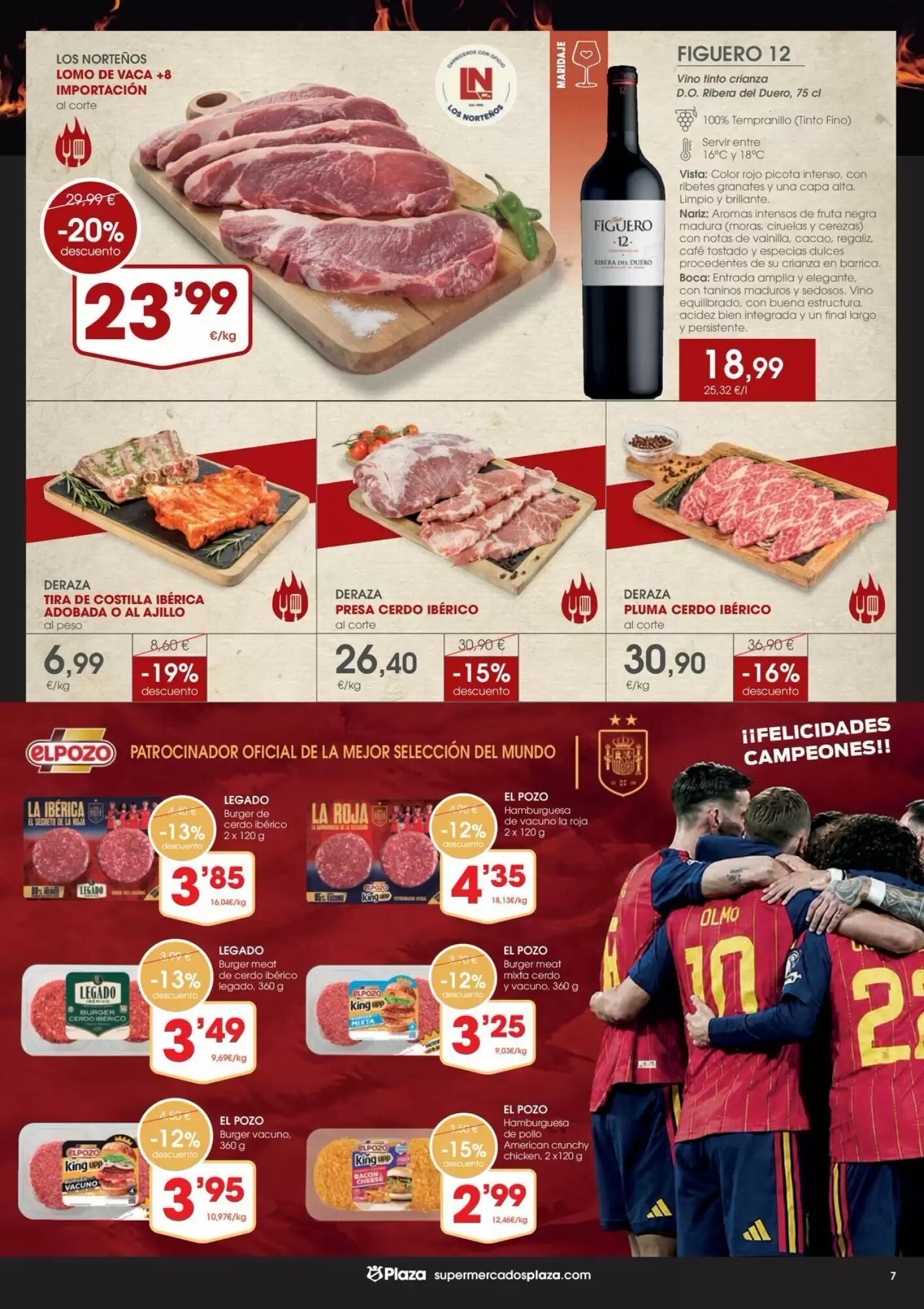 Folleto promocional de Supermercados Plaza válido desde el 30/07/2026 - Página 7.