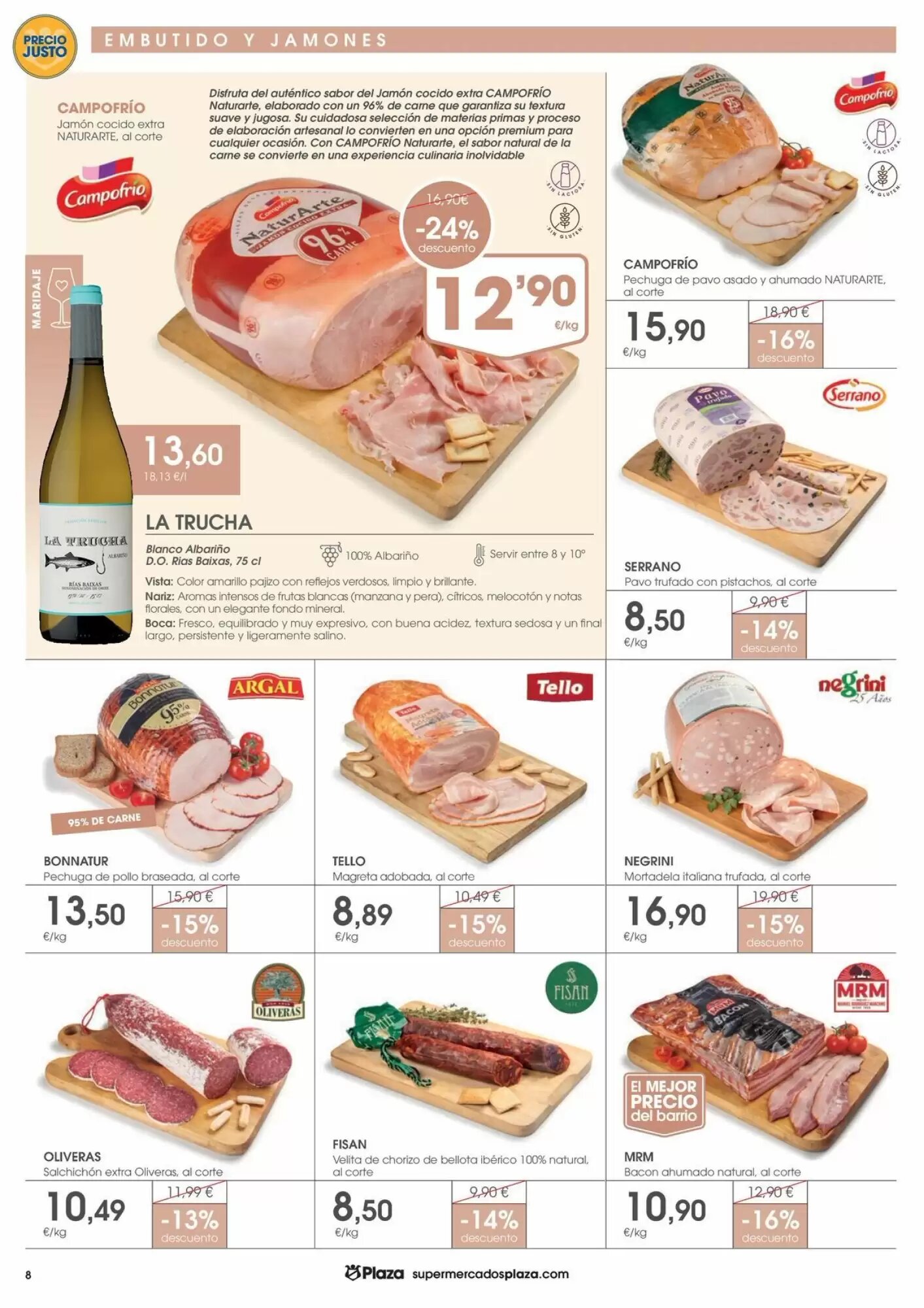 Folleto promocional de Supermercados Plaza válido desde el 30/07/2026 - Página 8.