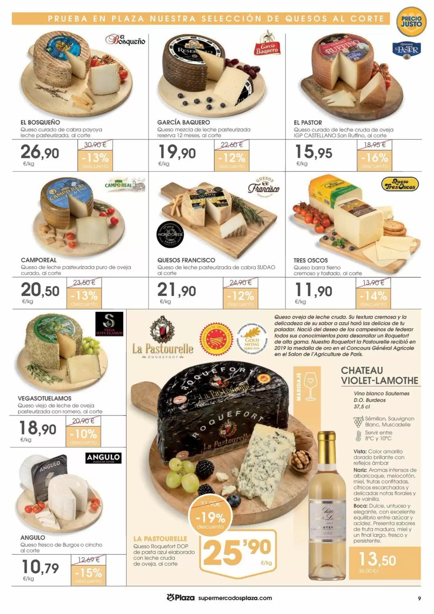 Folleto promocional de Supermercados Plaza válido desde el 30/07/2026 - Página 9.