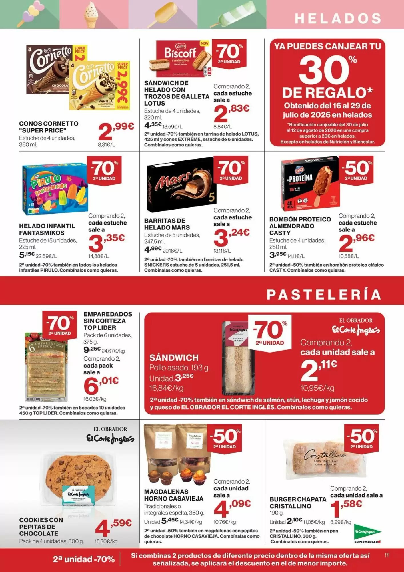 Folleto promocional de El Corte Inglés válido desde el 30/07/2026 - Página 11.