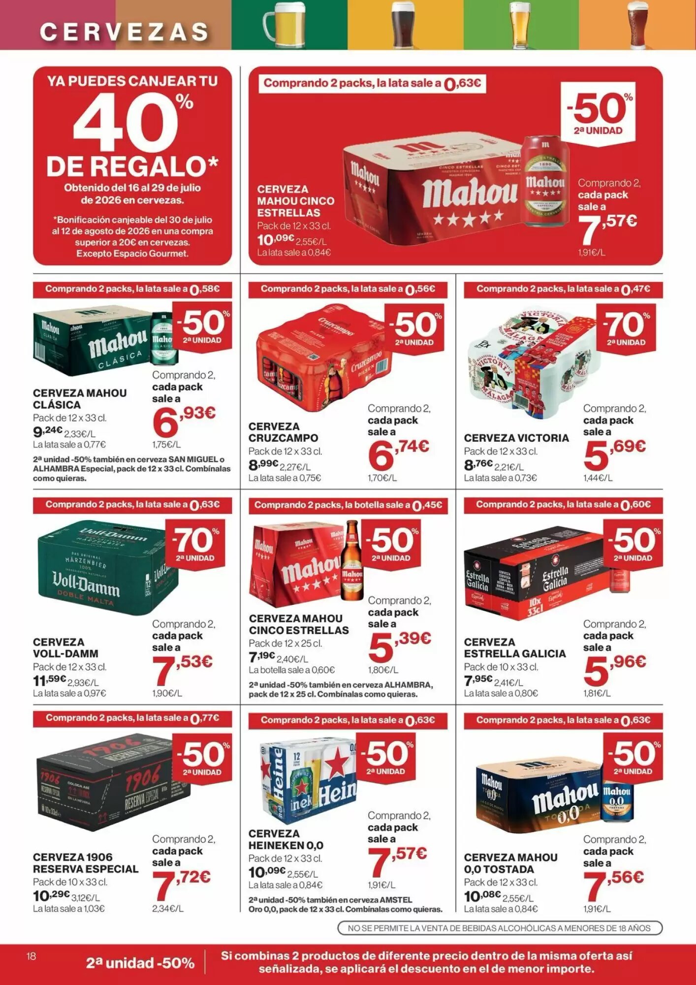 Folleto promocional de El Corte Inglés válido desde el 30/07/2026 - Página 18.