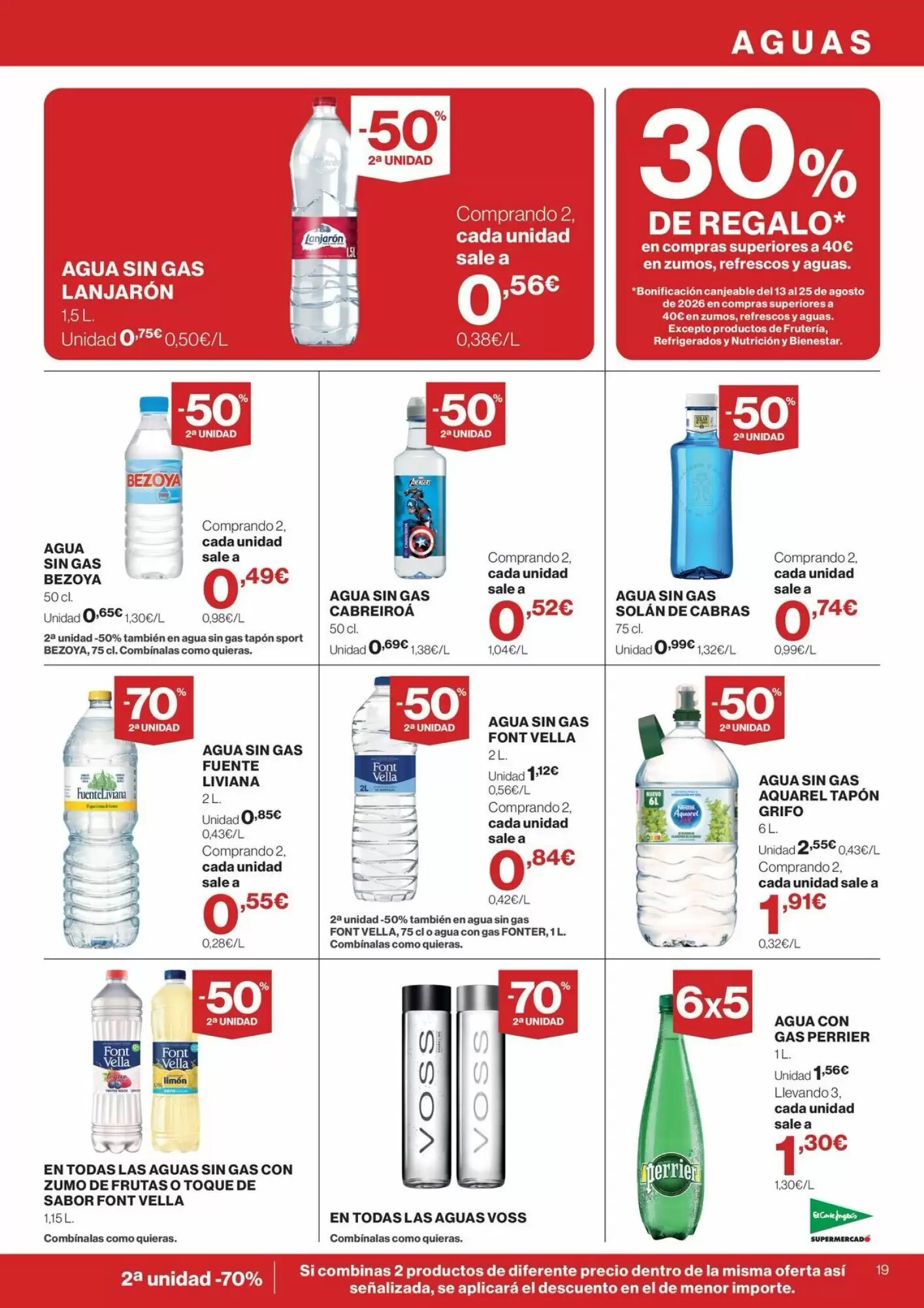 Folleto promocional de El Corte Inglés válido desde el 30/07/2026 - Página 19.