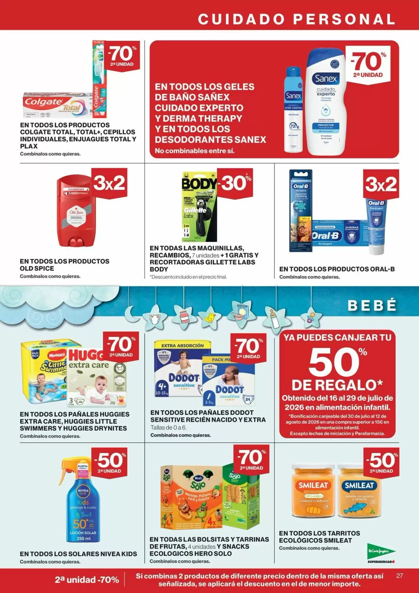 Folleto promocional de El Corte Inglés válido desde el 30/07/2026 - Página 27.