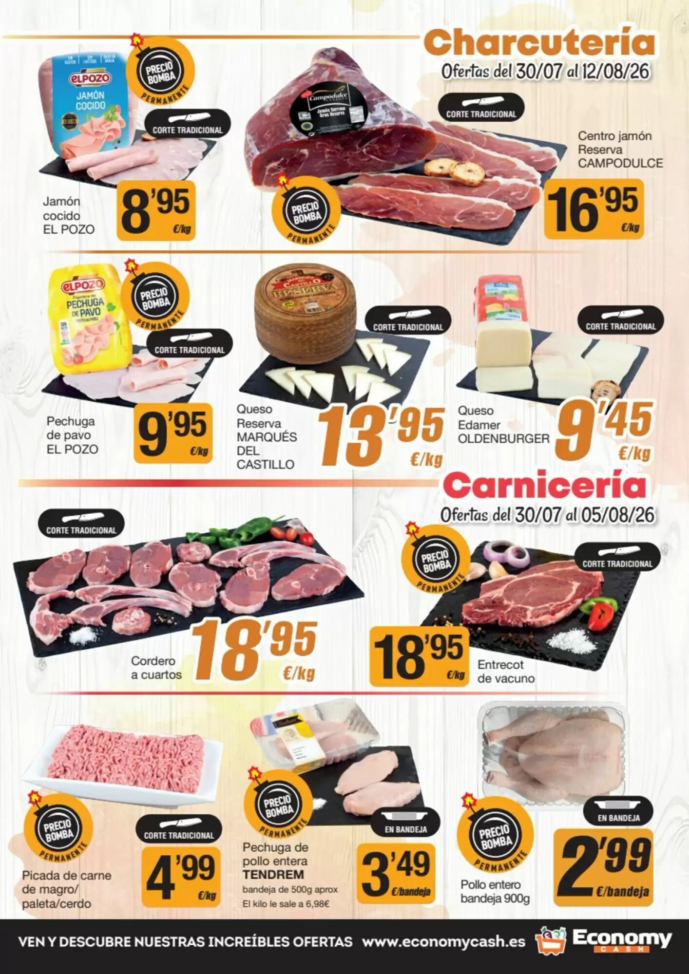 Folleto promocional de Economy Cash válido desde el 30/07/2026 - Página 3.