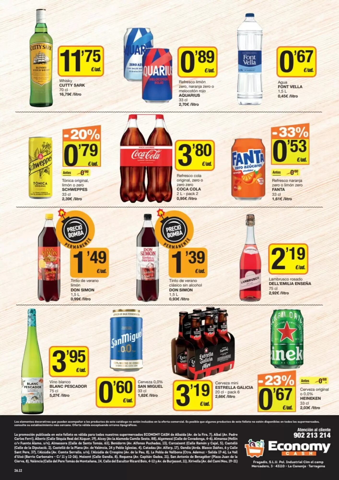 Folleto promocional de Economy Cash válido desde el 30/07/2026 - Página 8.