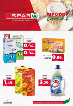 Folleto promocional de Spar válido desde el 30/07/2026