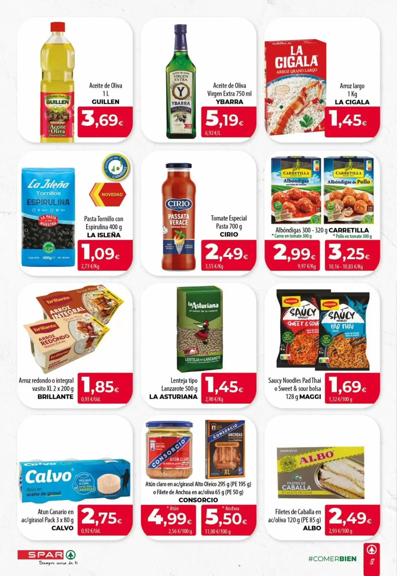 Folleto promocional de Spar válido desde el 30/07/2026 - Página 8.