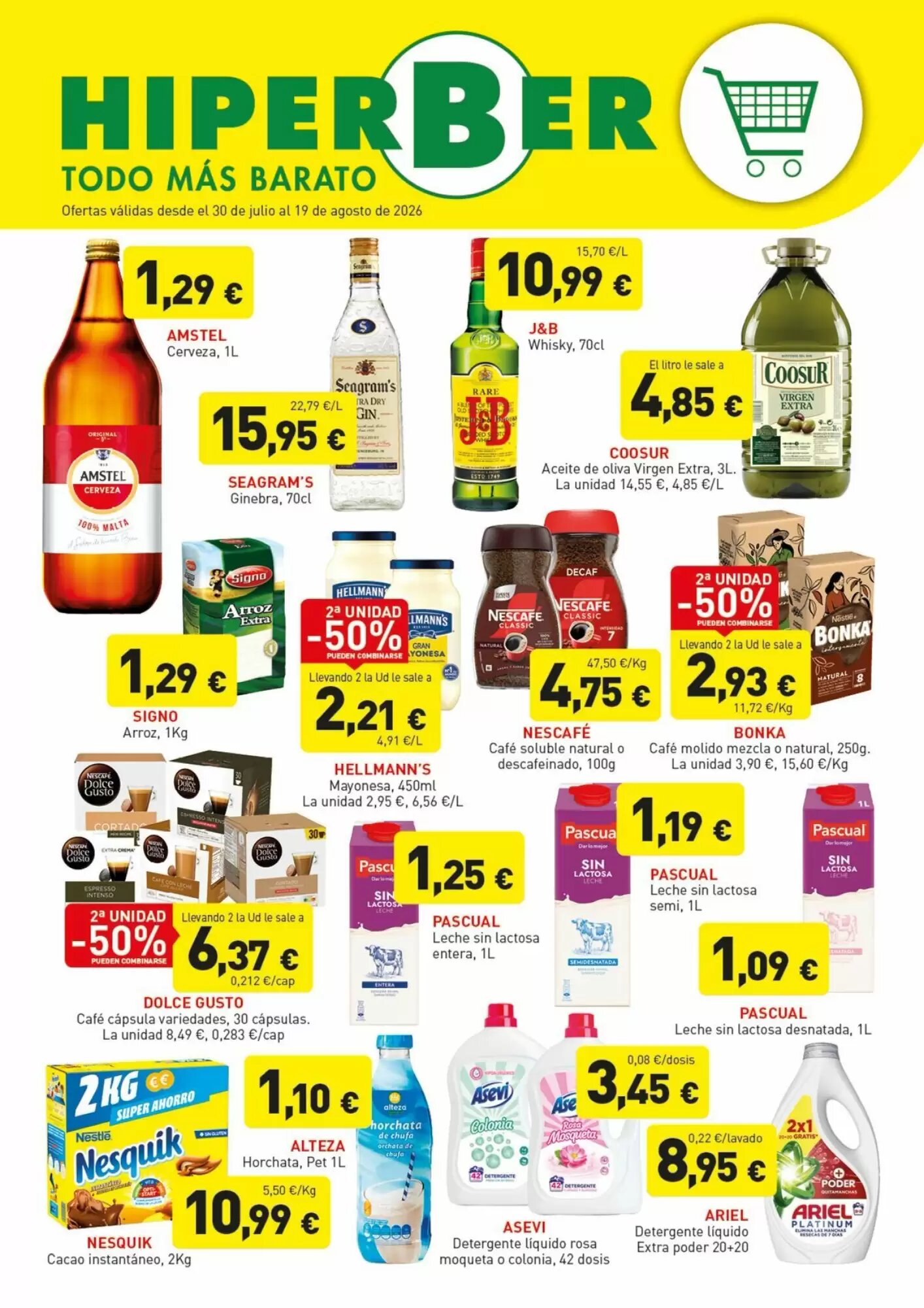 Folleto promocional de Hiperber válido desde el 30/07/2026 - Página 1.