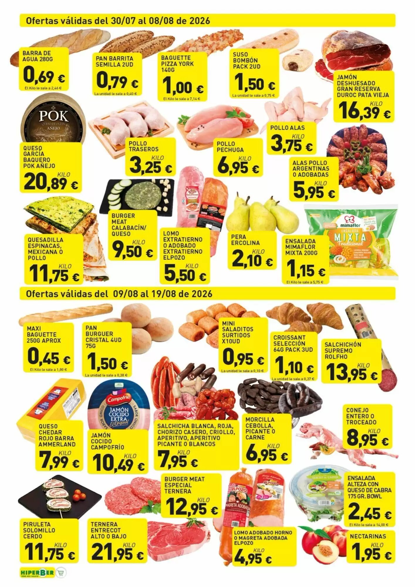Folleto promocional de Hiperber válido desde el 30/07/2026 - Página 2.