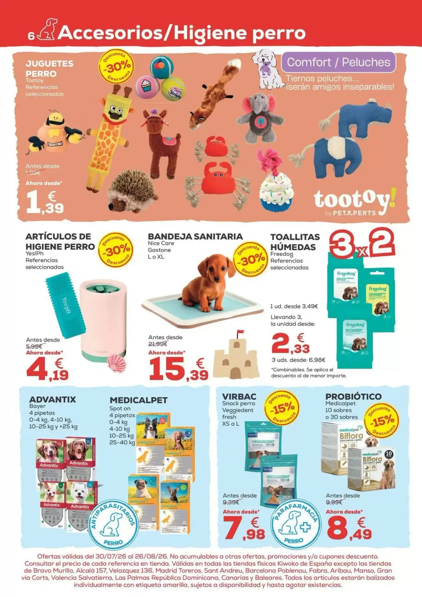 Folleto promocional de Kiwoko válido desde el 30/07/2026 - Página 6.