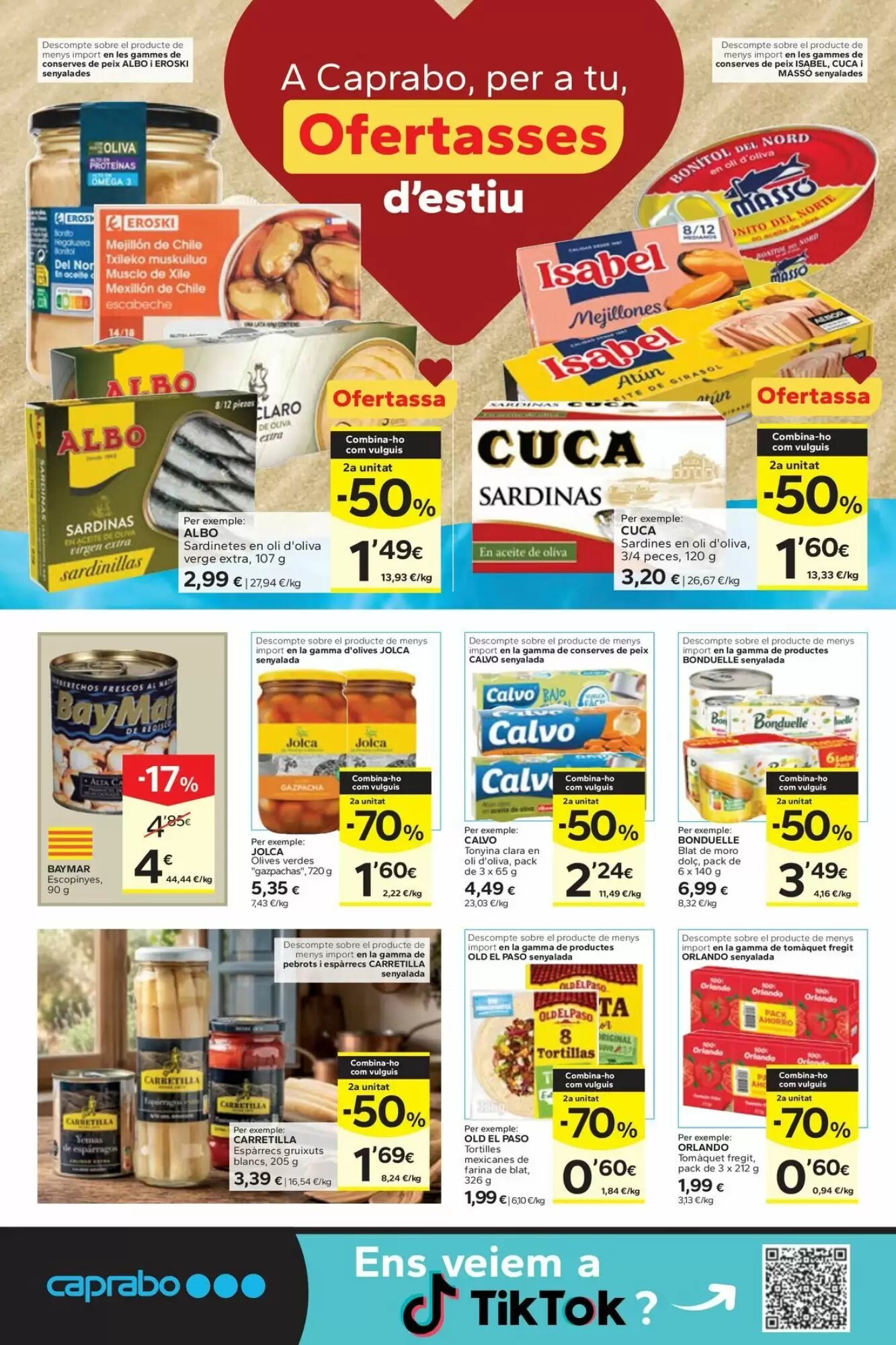 Folleto promocional de Caprabo válido desde el 30/07/2026 - Página 14.