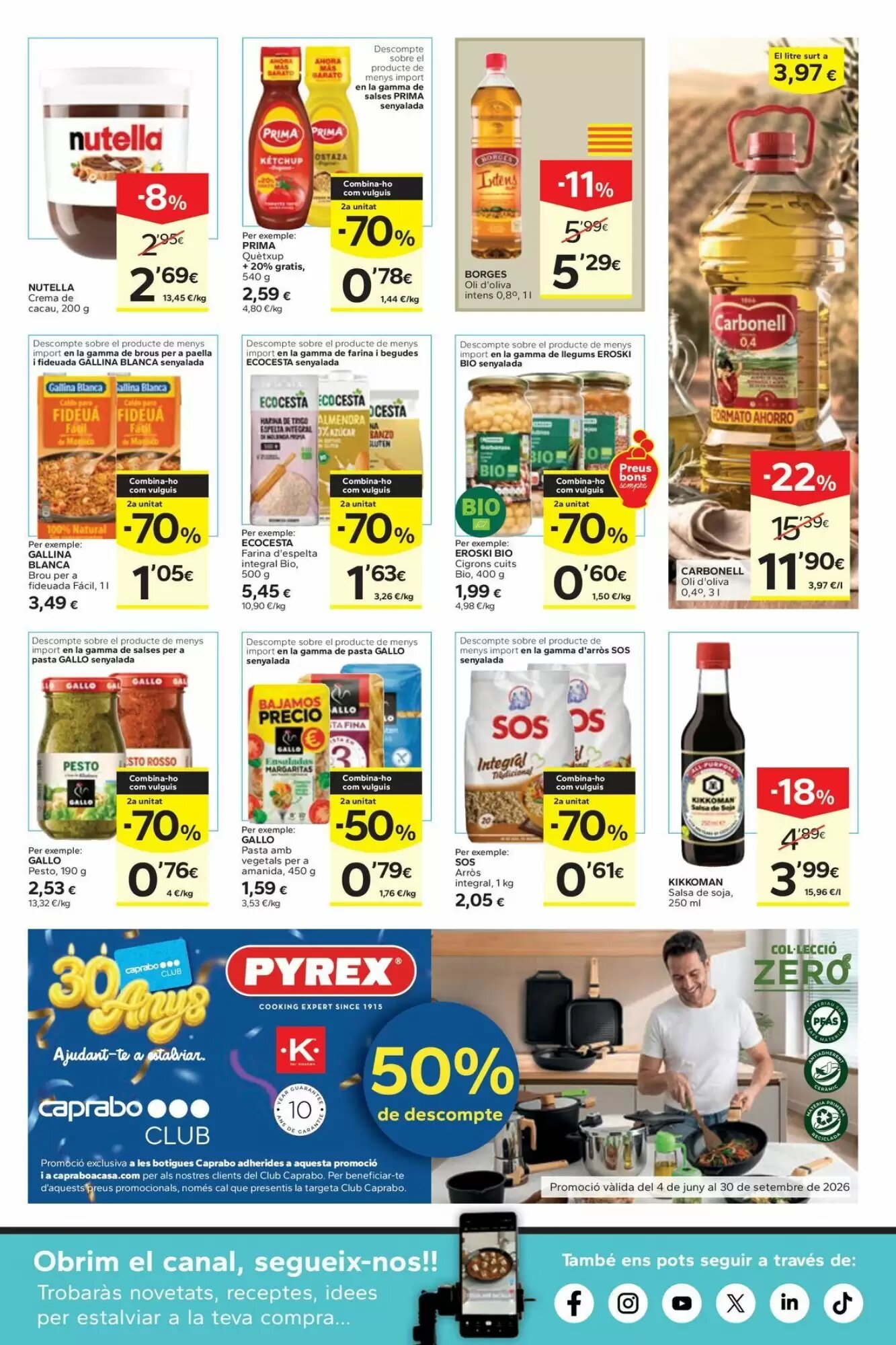 Folleto promocional de Caprabo válido desde el 30/07/2026 - Página 15.