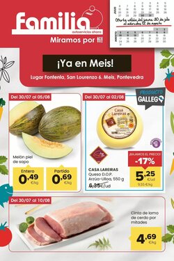 Folleto promocional de Autoservicios Familia válido desde el 30/07/2026