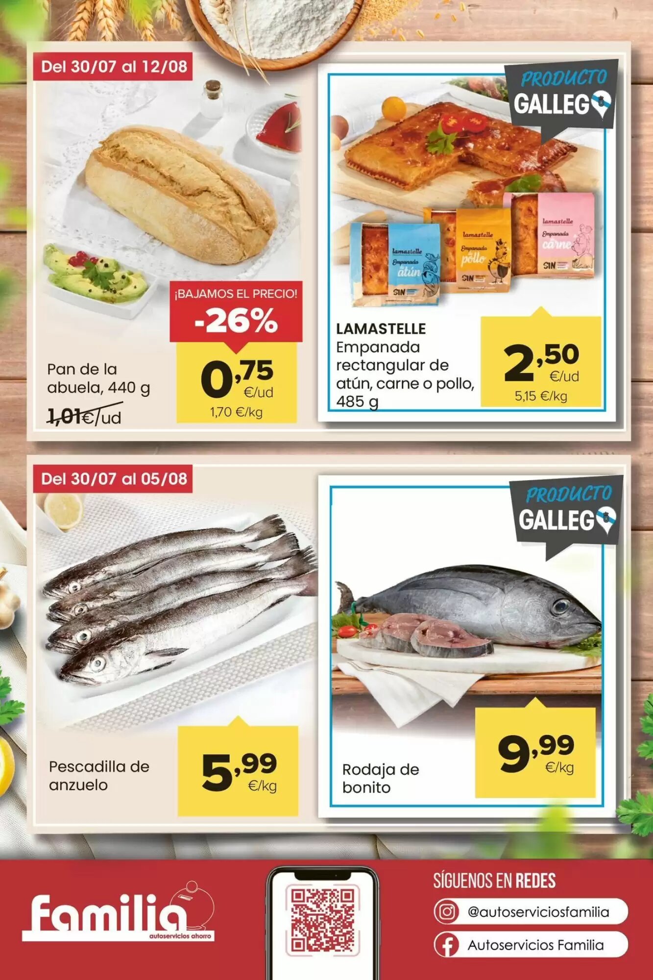 Folleto promocional de Autoservicios Familia válido desde el 30/07/2026 - Página 4.