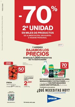 Folleto promocional de Hipercor válido desde el 30/07/2026