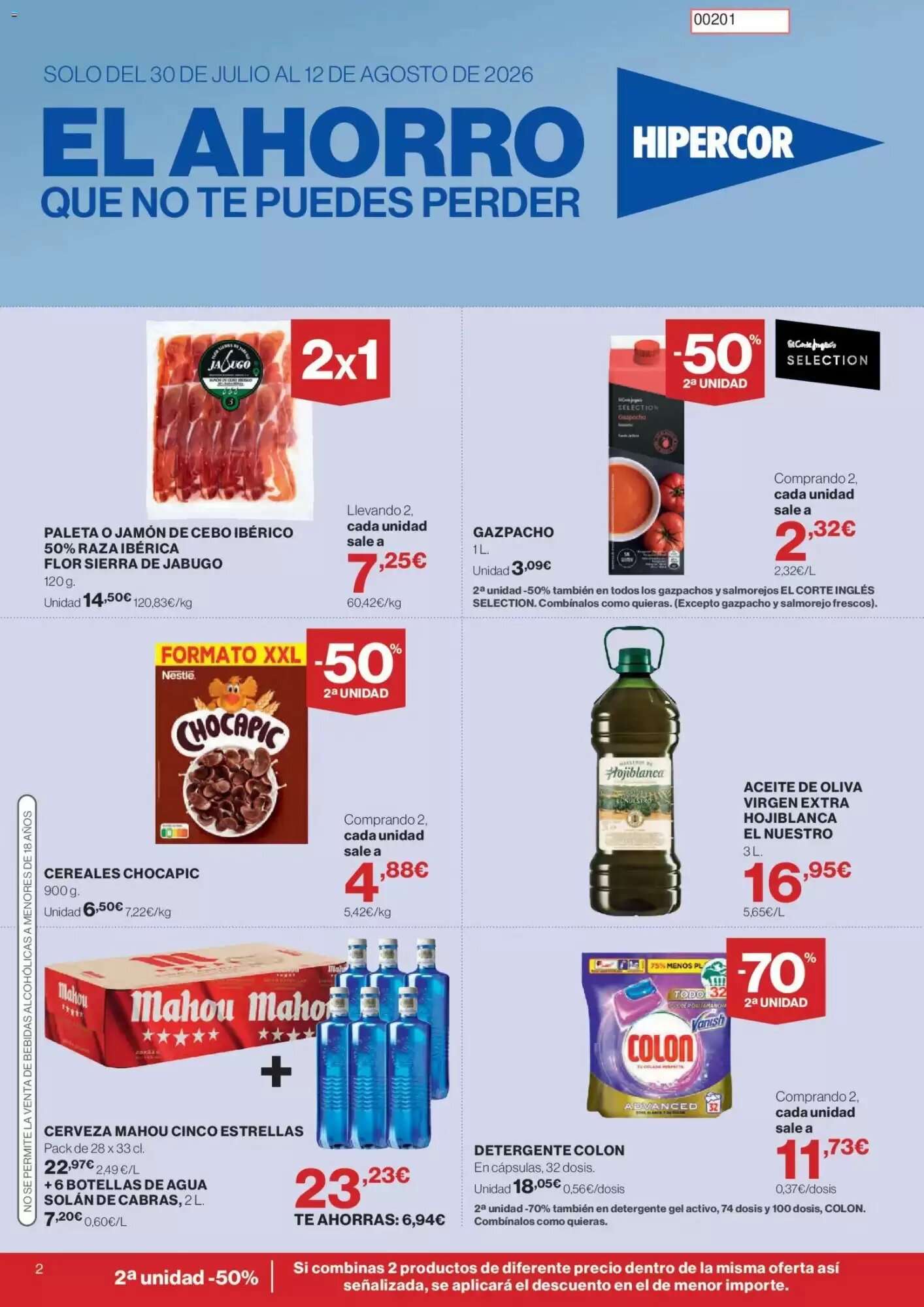 Folleto promocional de Hipercor válido desde el 30/07/2026 - Página 2.