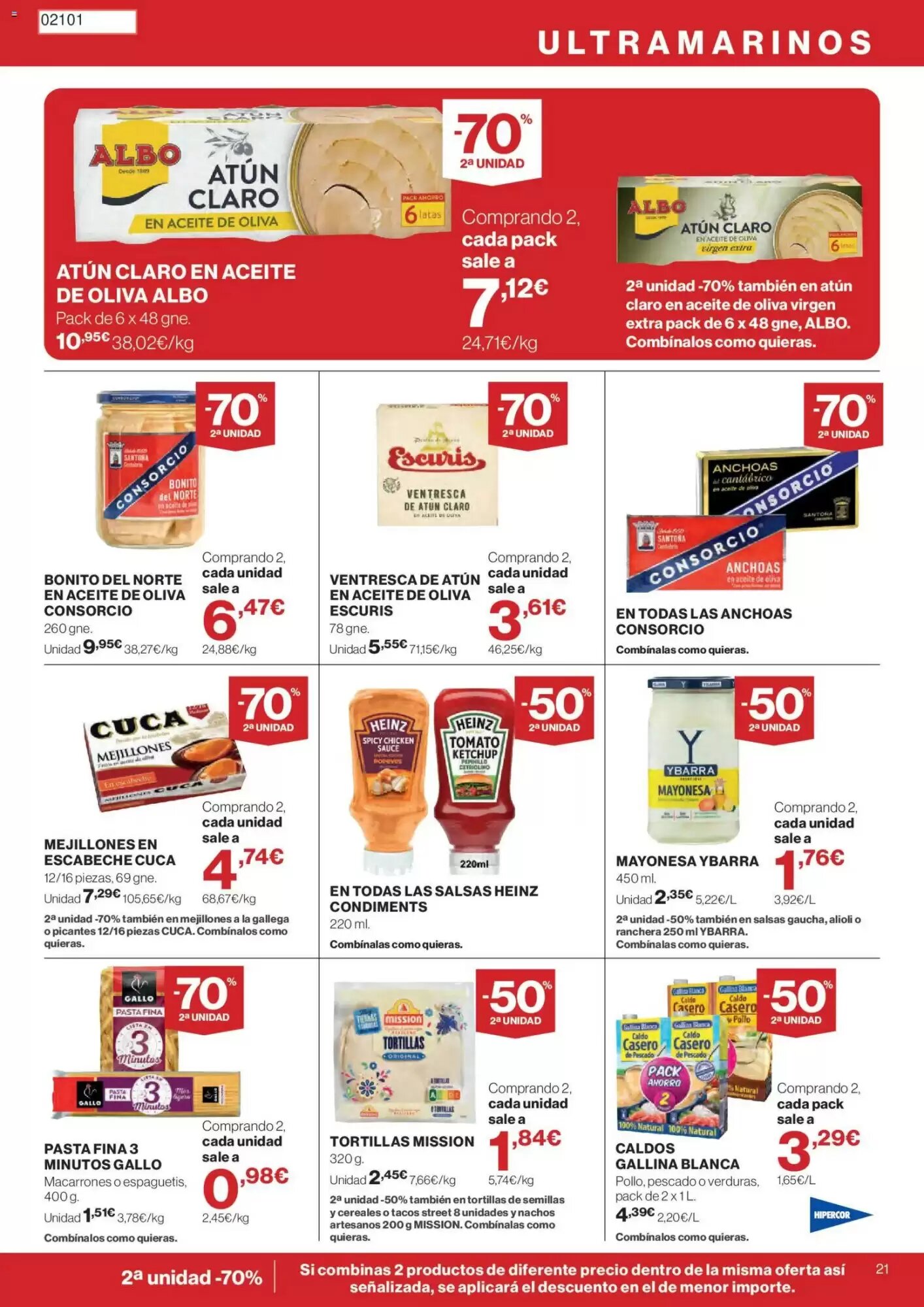 Folleto promocional de Hipercor válido desde el 30/07/2026 - Página 21.
