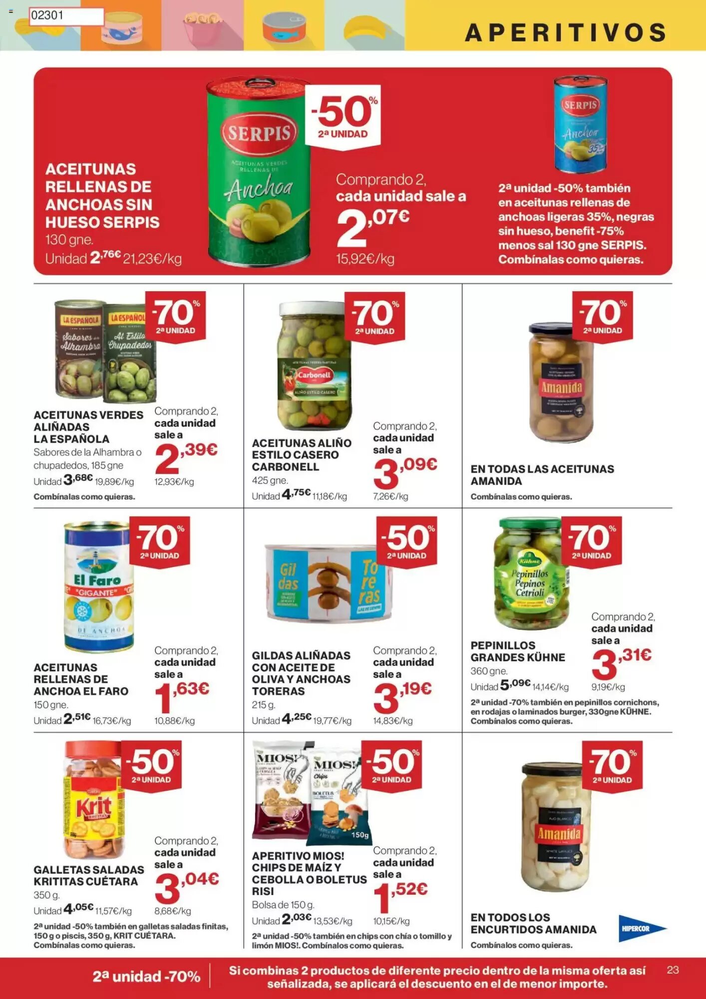 Folleto promocional de Hipercor válido desde el 30/07/2026 - Página 23.
