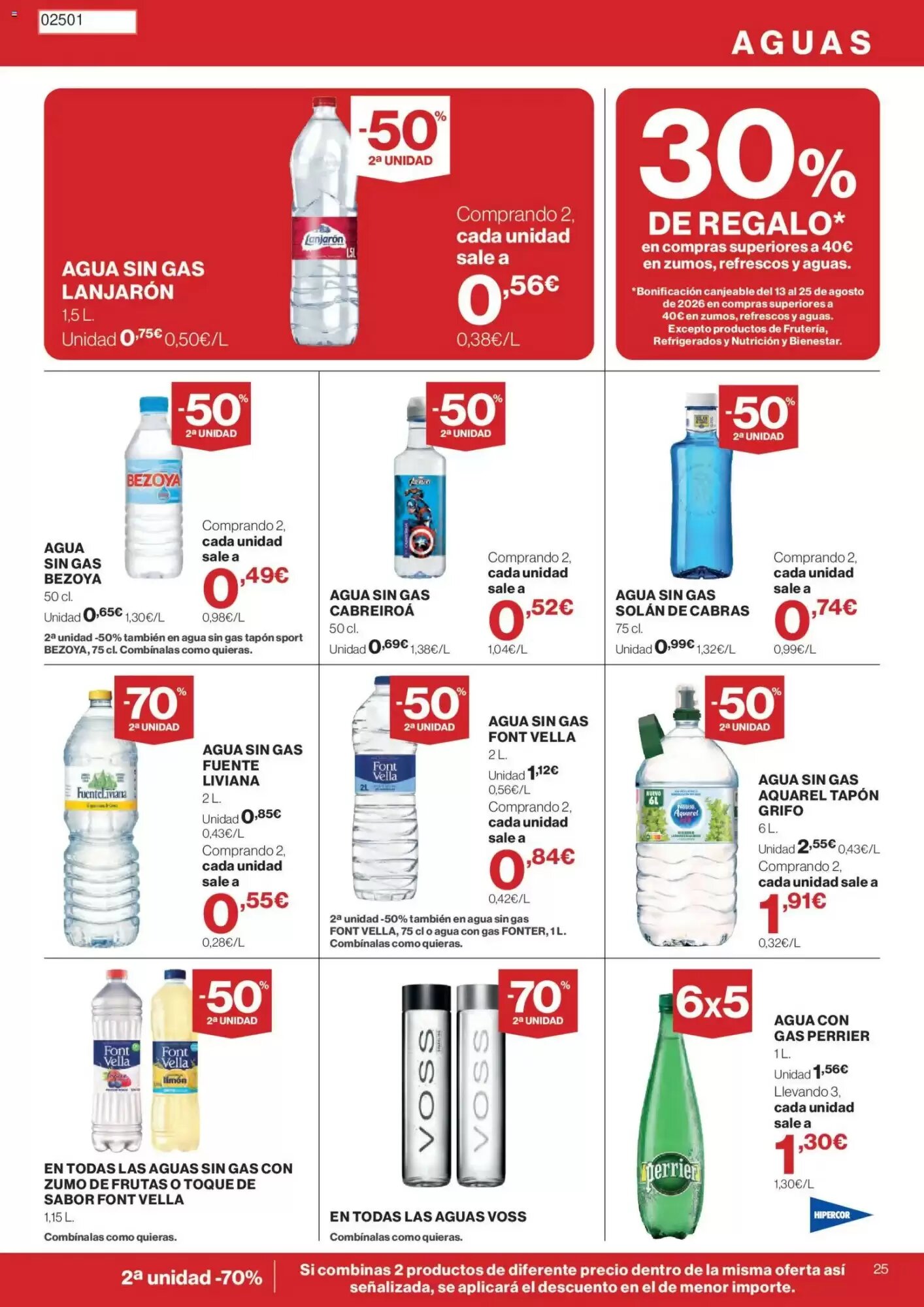 Folleto promocional de Hipercor válido desde el 30/07/2026 - Página 25.