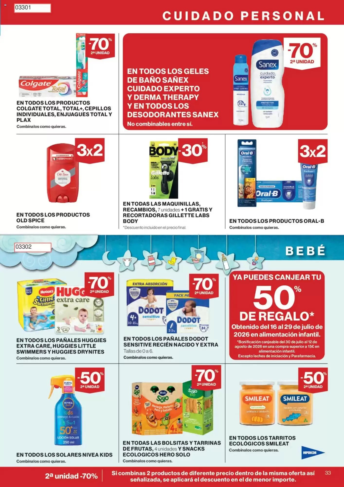 Folleto promocional de Hipercor válido desde el 30/07/2026 - Página 33.