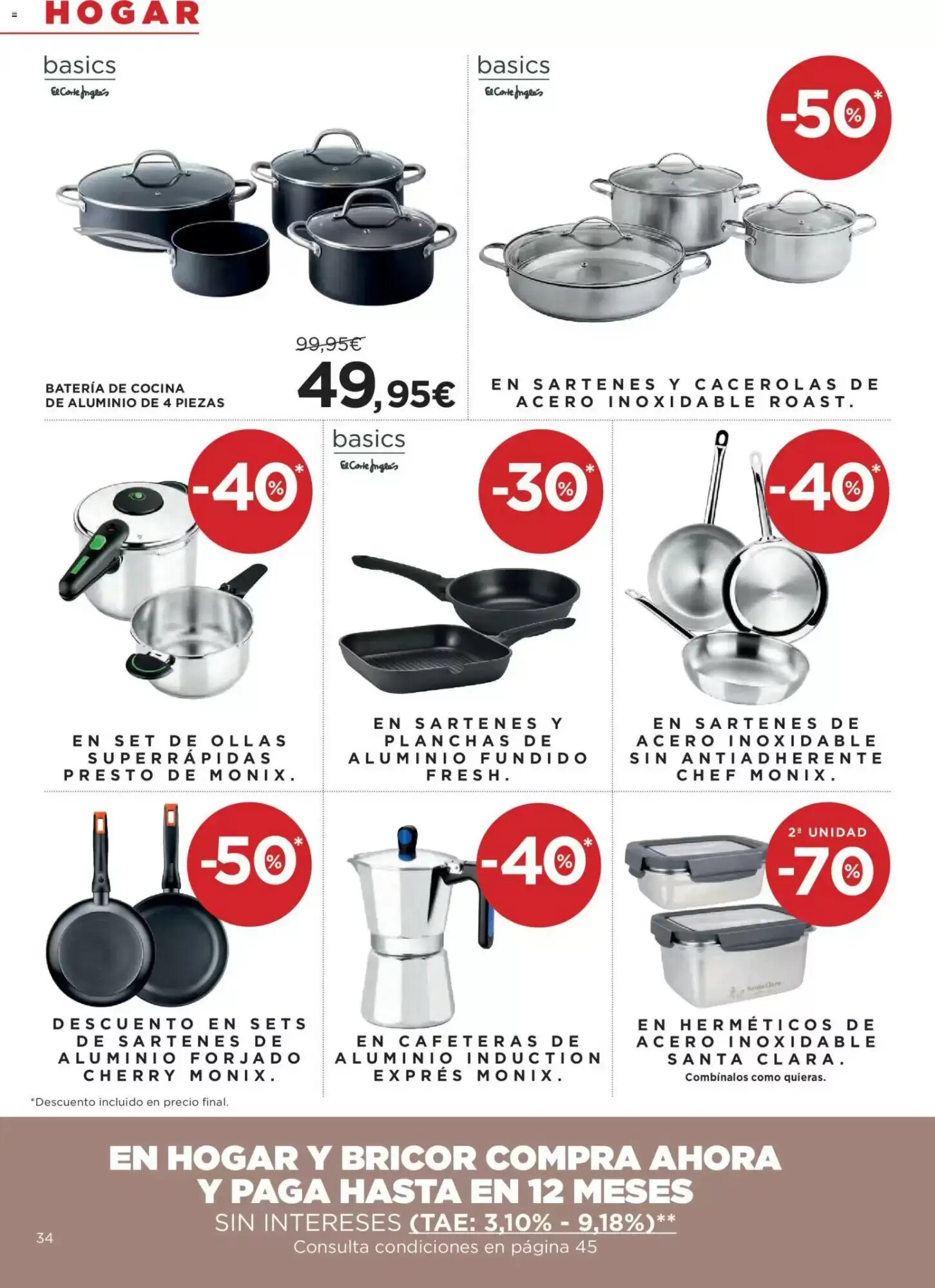 Folleto promocional de Hipercor válido desde el 30/07/2026 - Página 34.