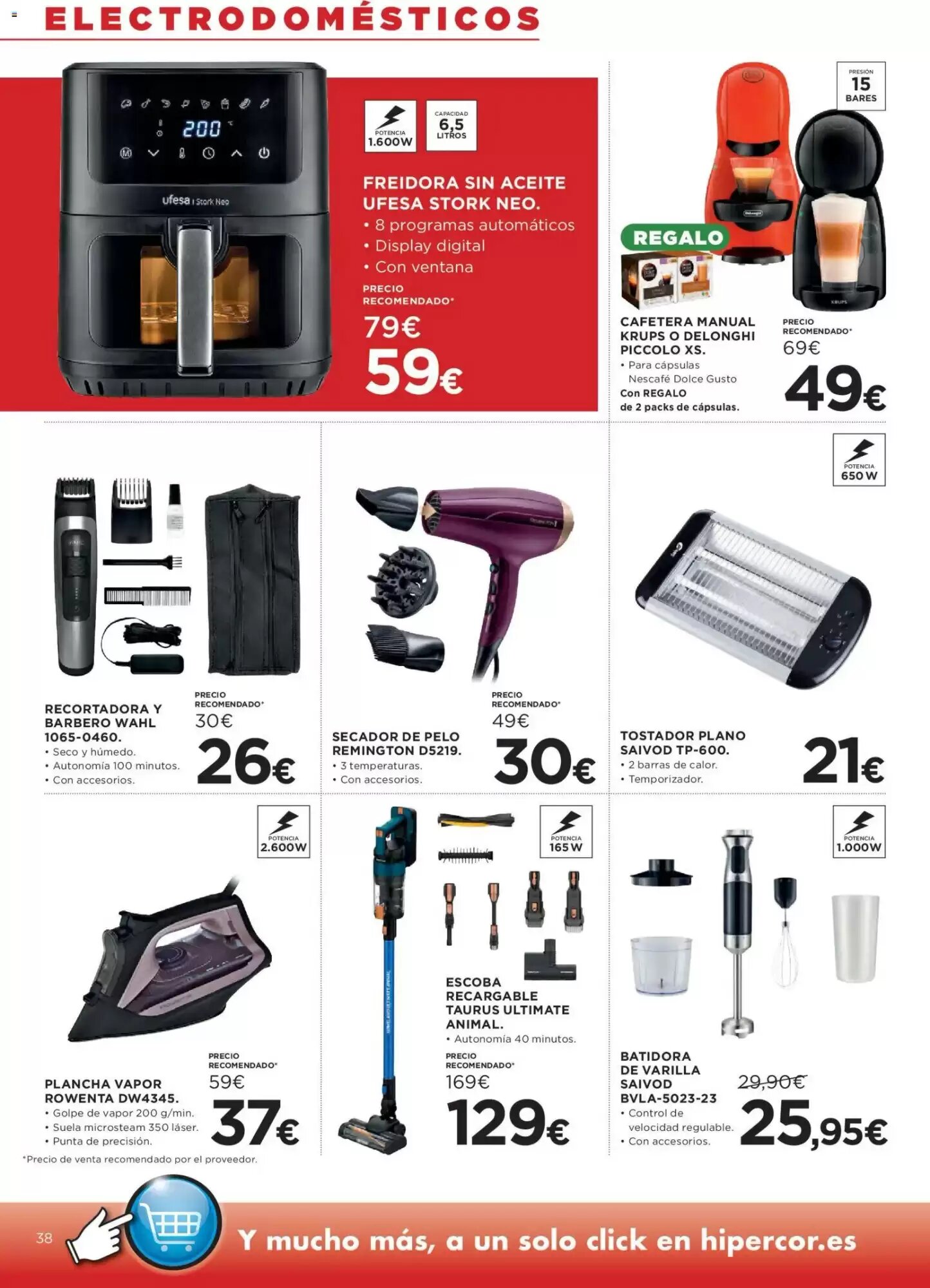Folleto promocional de Hipercor válido desde el 30/07/2026 - Página 38.