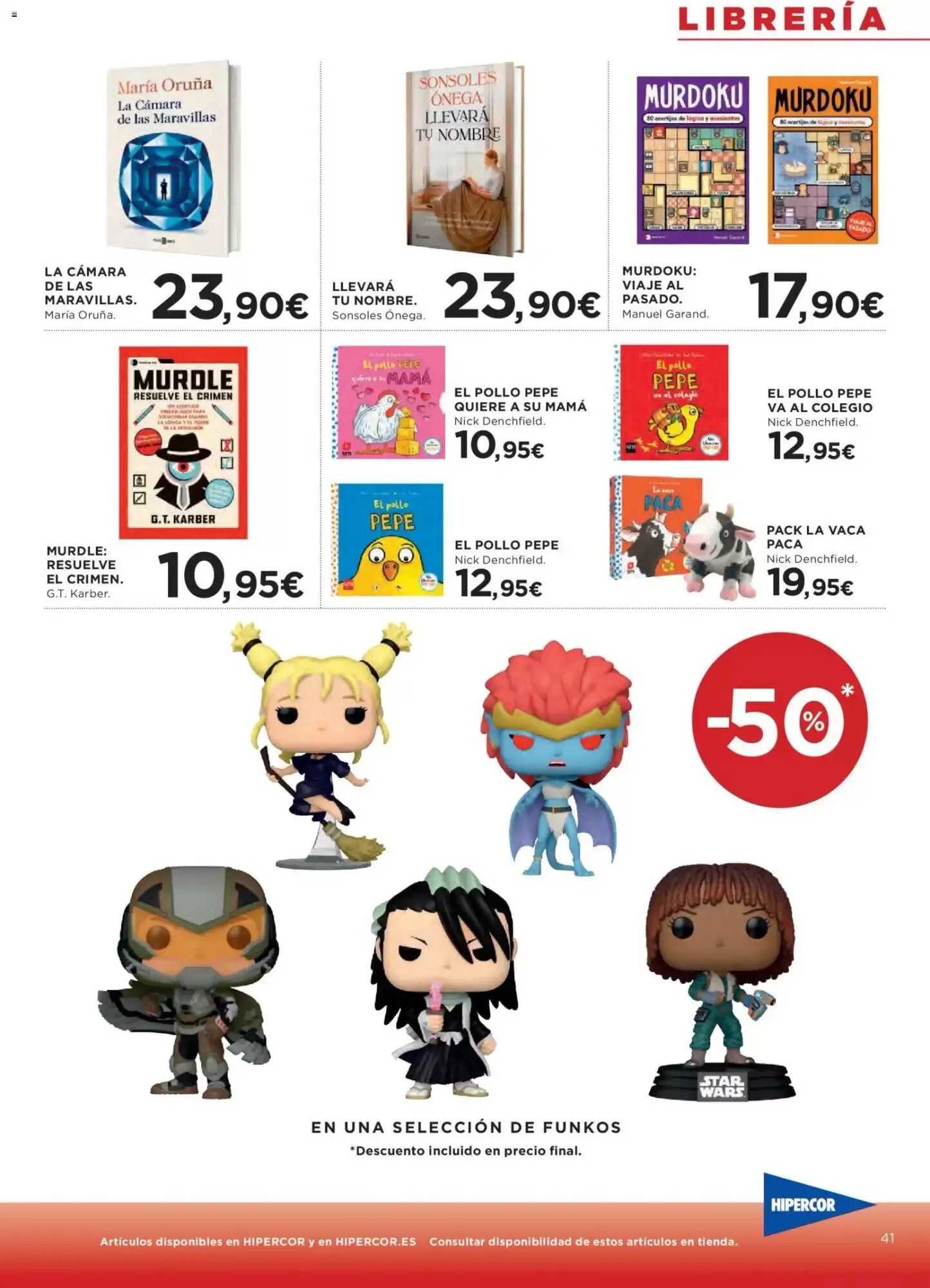 Folleto promocional de Hipercor válido desde el 30/07/2026 - Página 41.