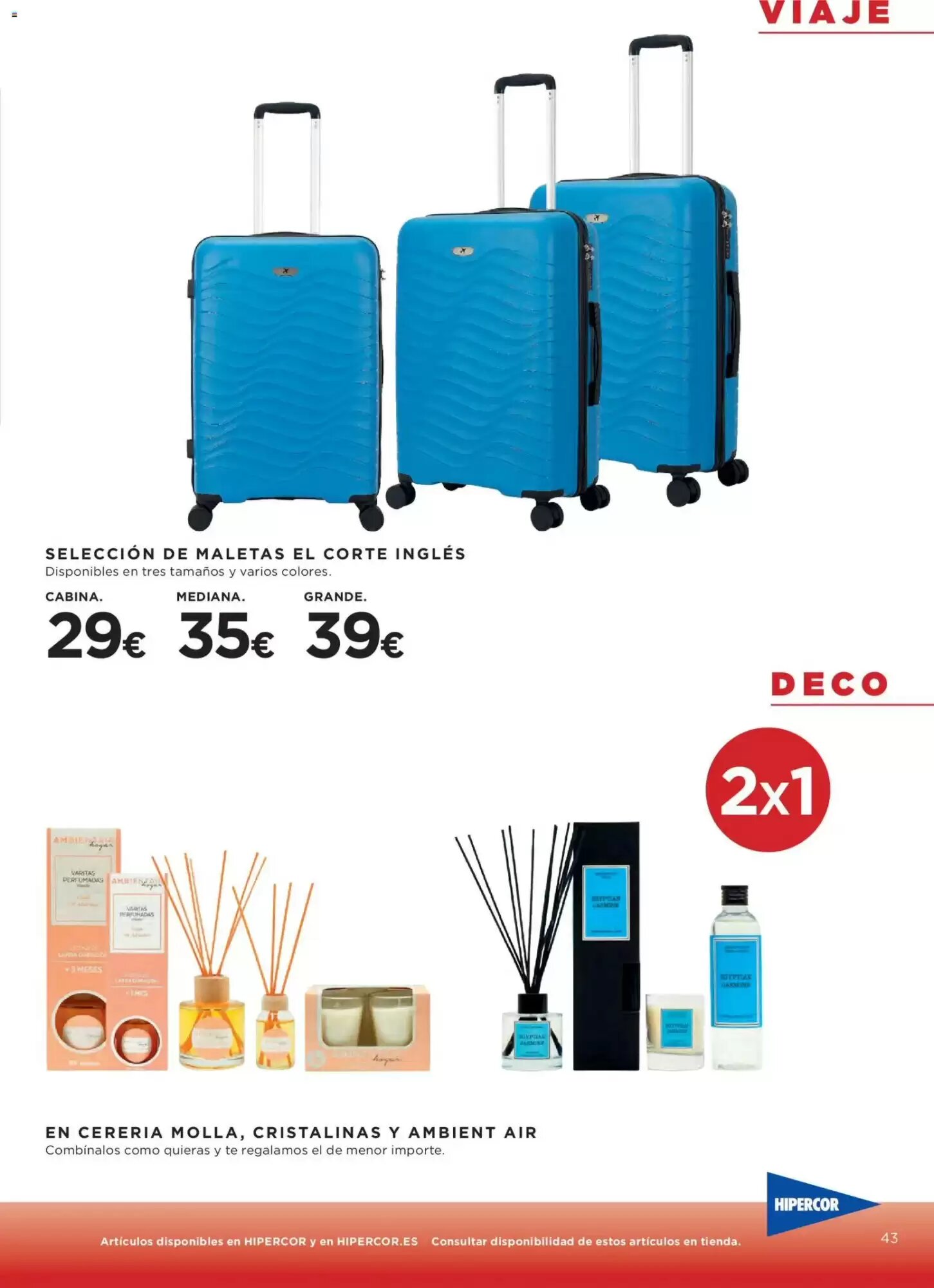Folleto promocional de Hipercor válido desde el 30/07/2026 - Página 43.