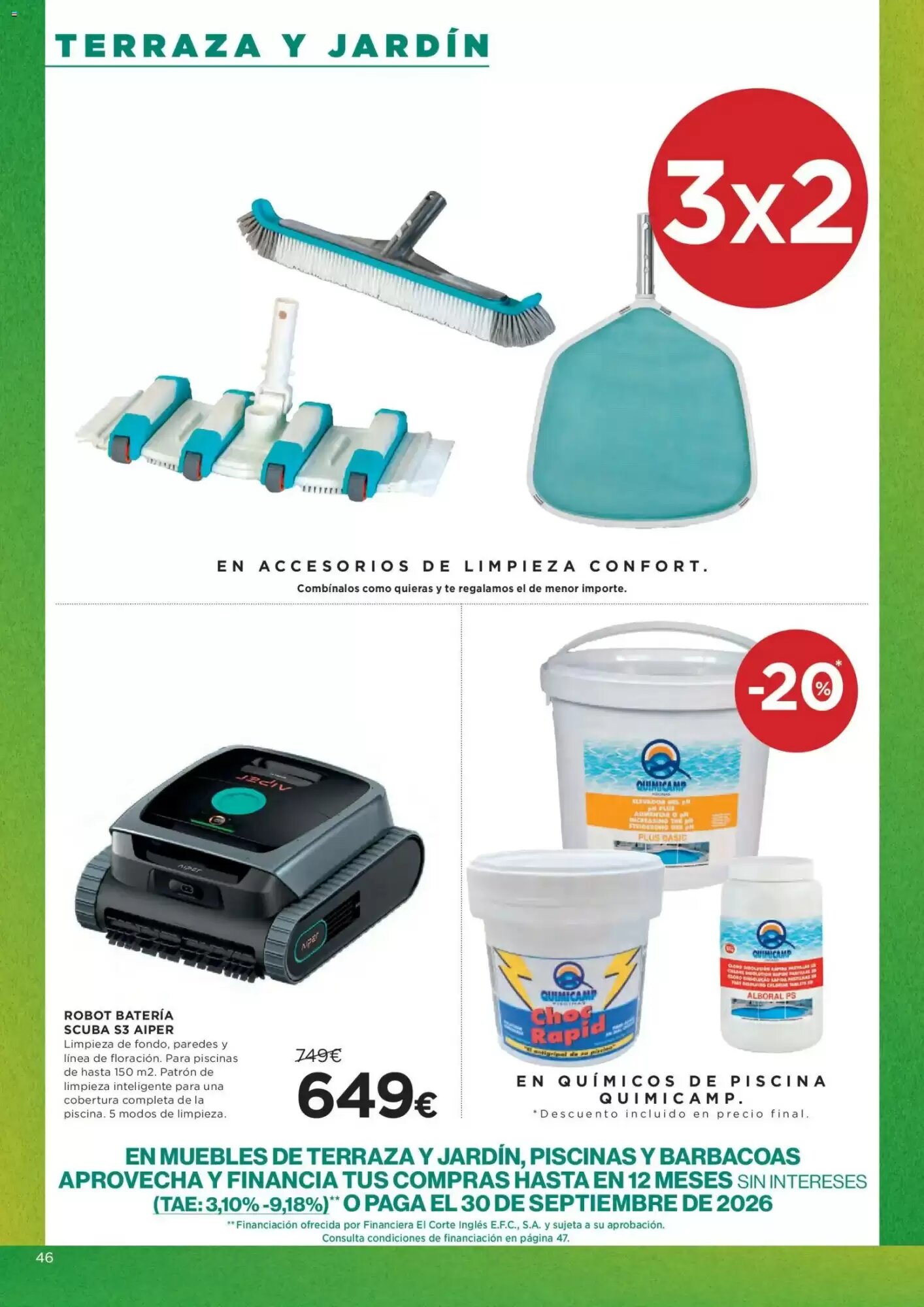 Folleto promocional de Hipercor válido desde el 30/07/2026 - Página 46.