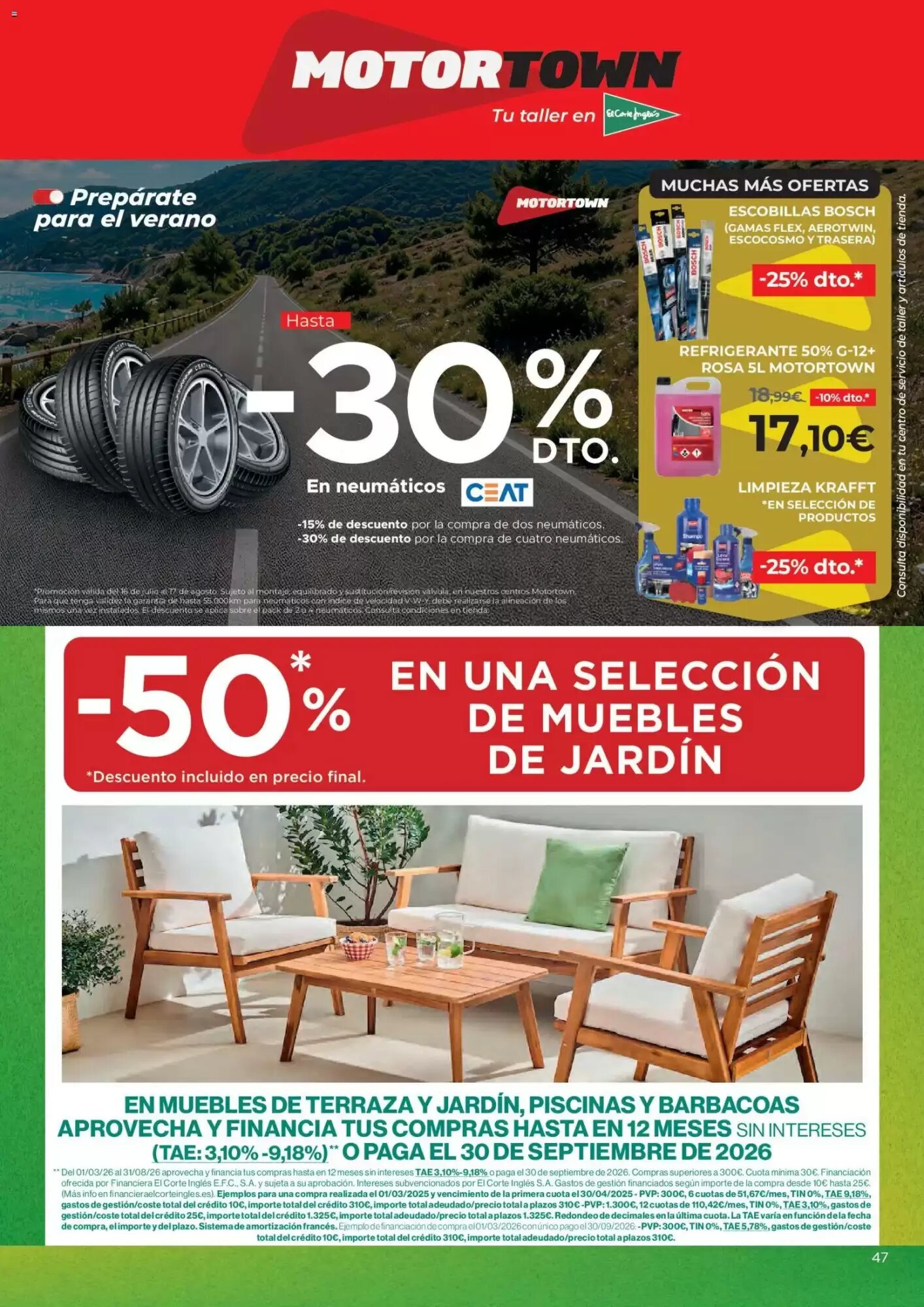 Folleto promocional de Hipercor válido desde el 30/07/2026 - Página 47.