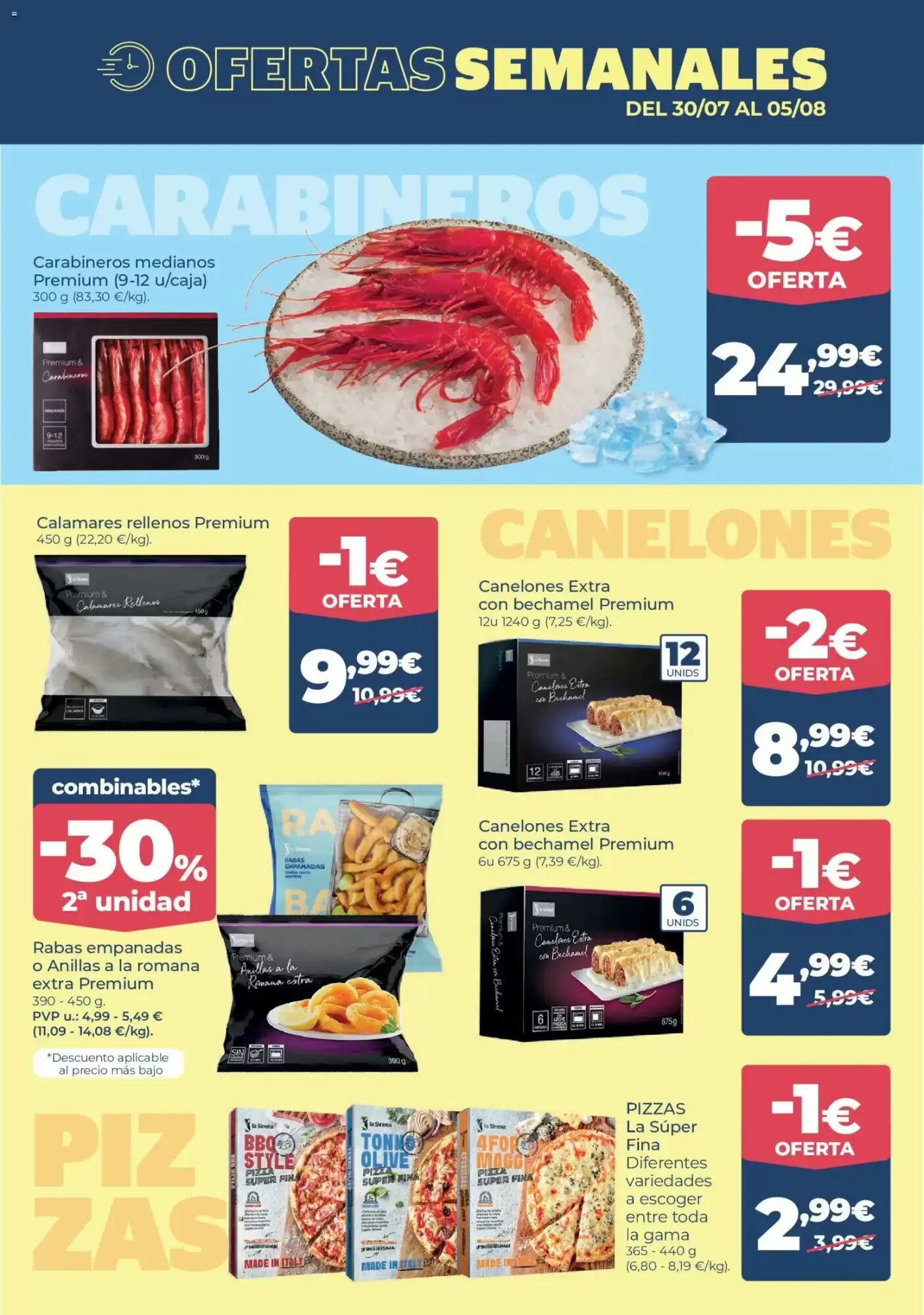 Folleto promocional de La Sirena válido desde el 30/07/2026 - Página 2.