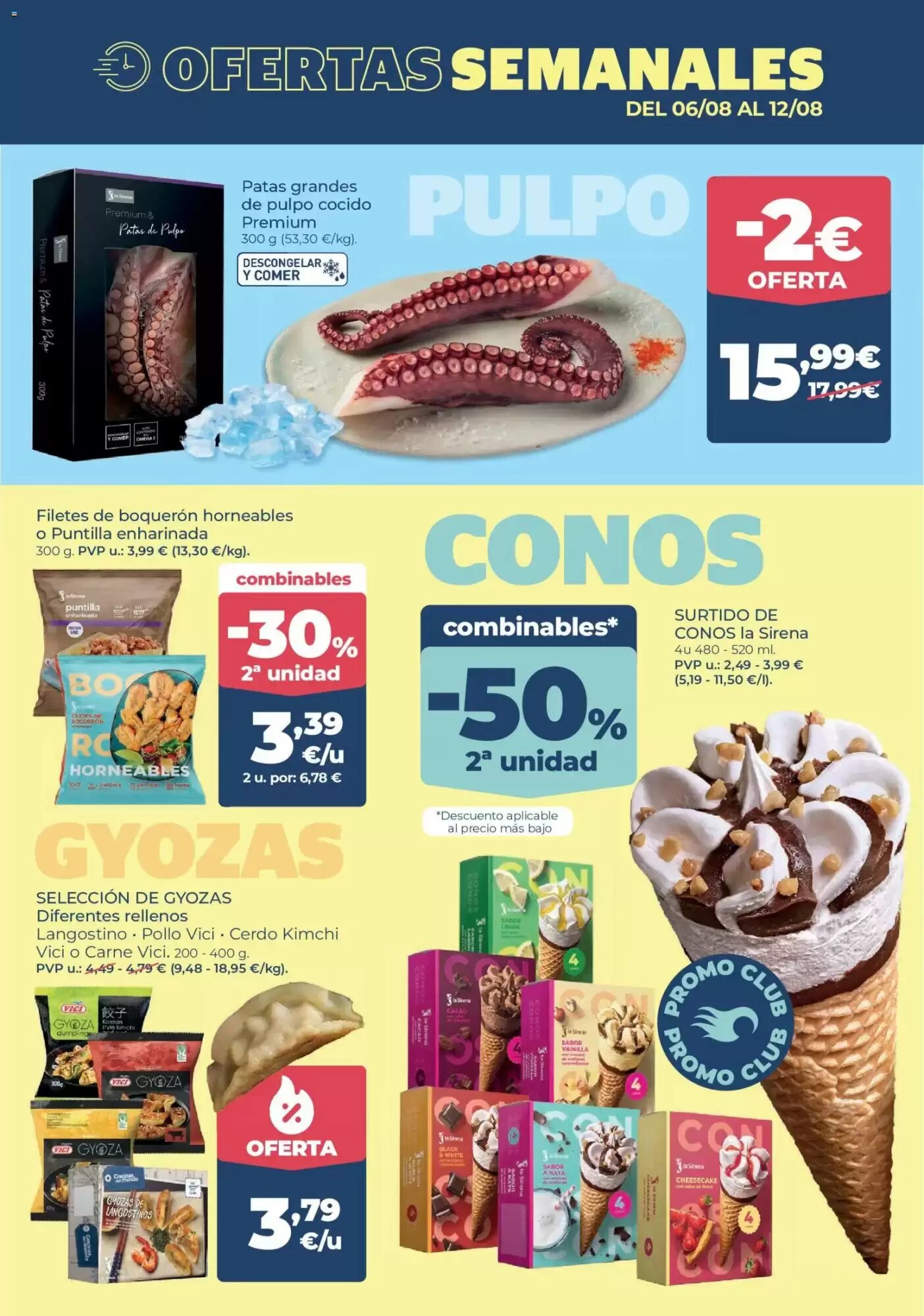 Folleto promocional de La Sirena válido desde el 30/07/2026 - Página 3.