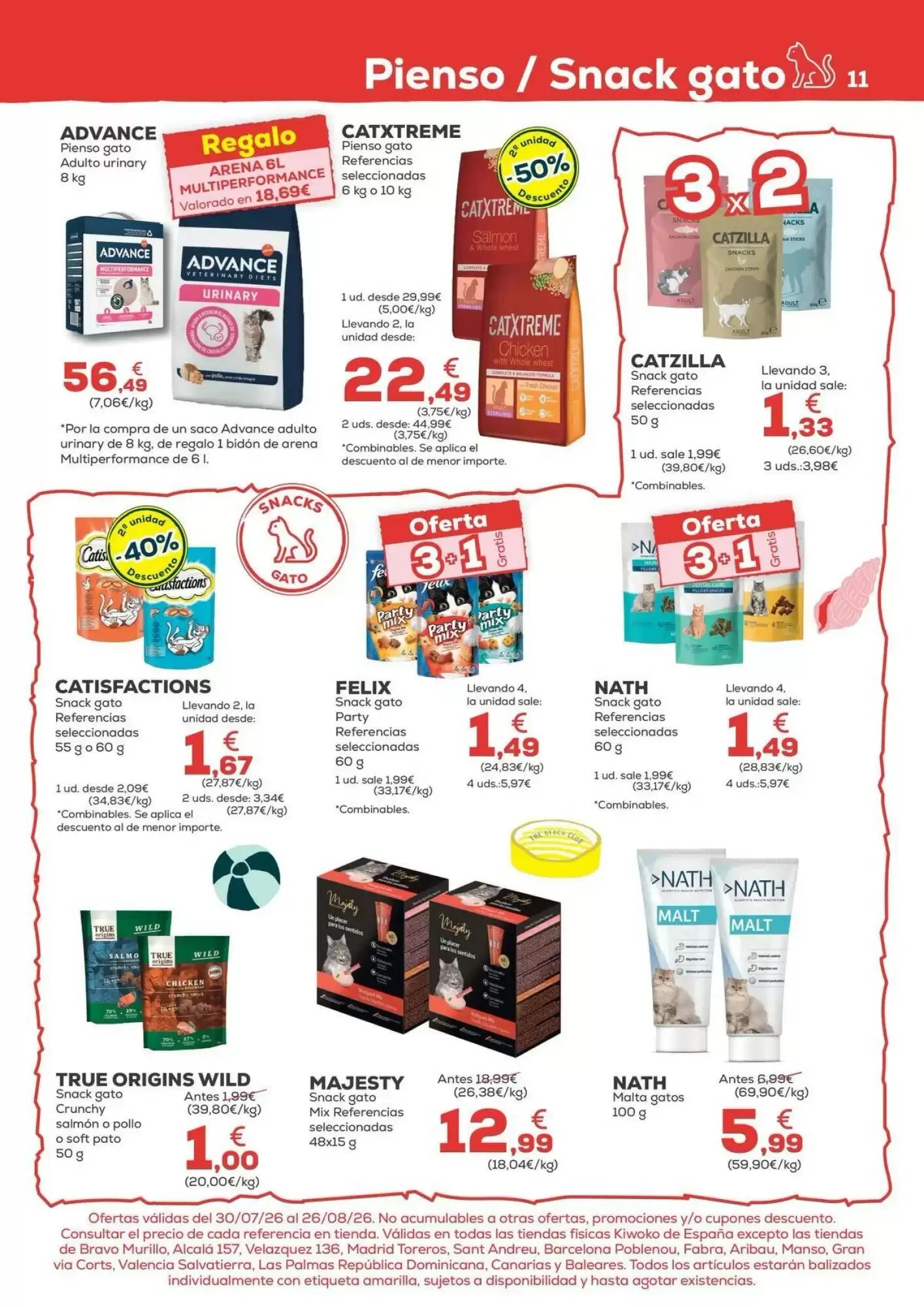 Folleto promocional de Kiwoko válido desde el 30/07/2026 - Página 11.
