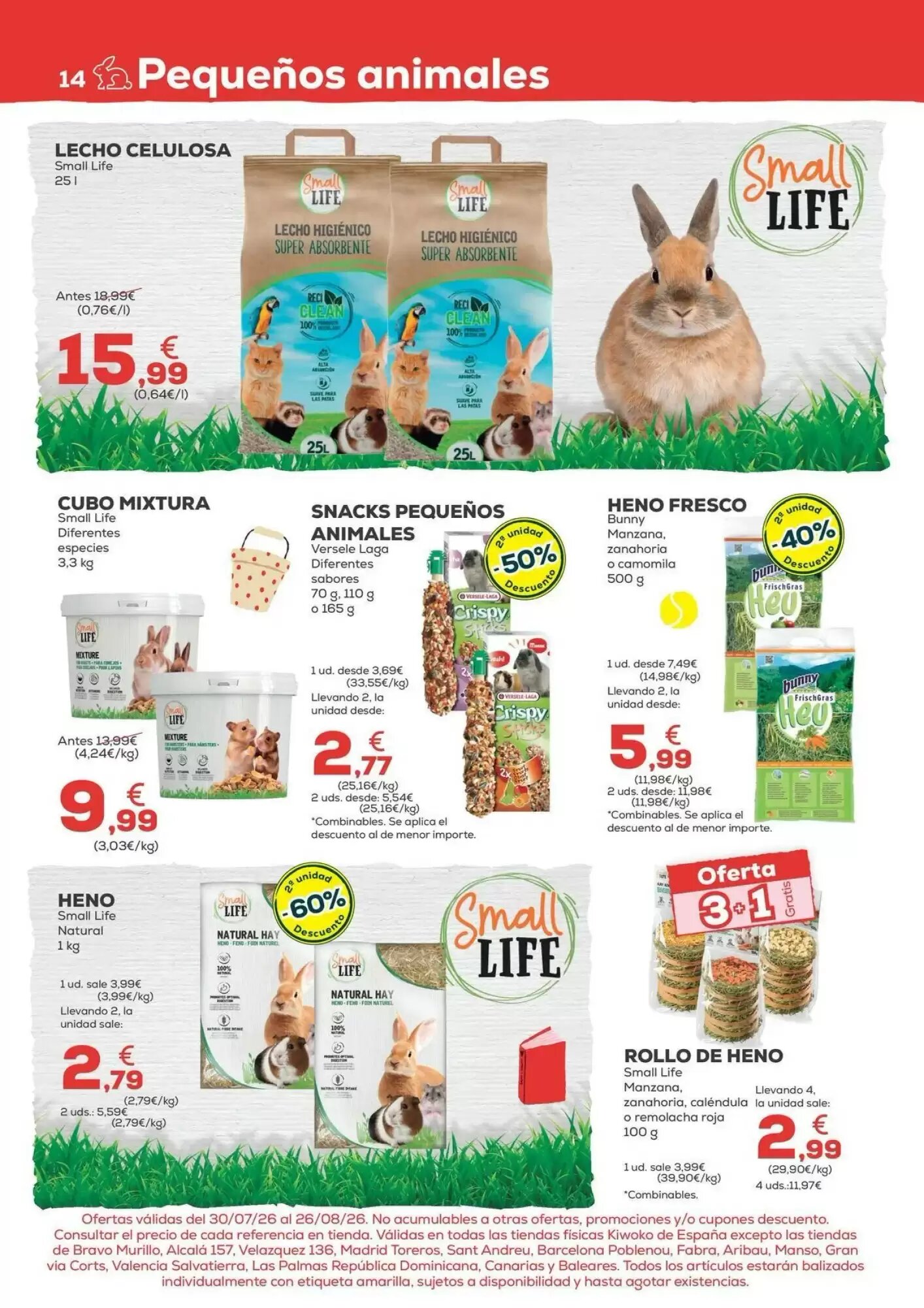 Folleto promocional de Kiwoko válido desde el 30/07/2026 - Página 14.