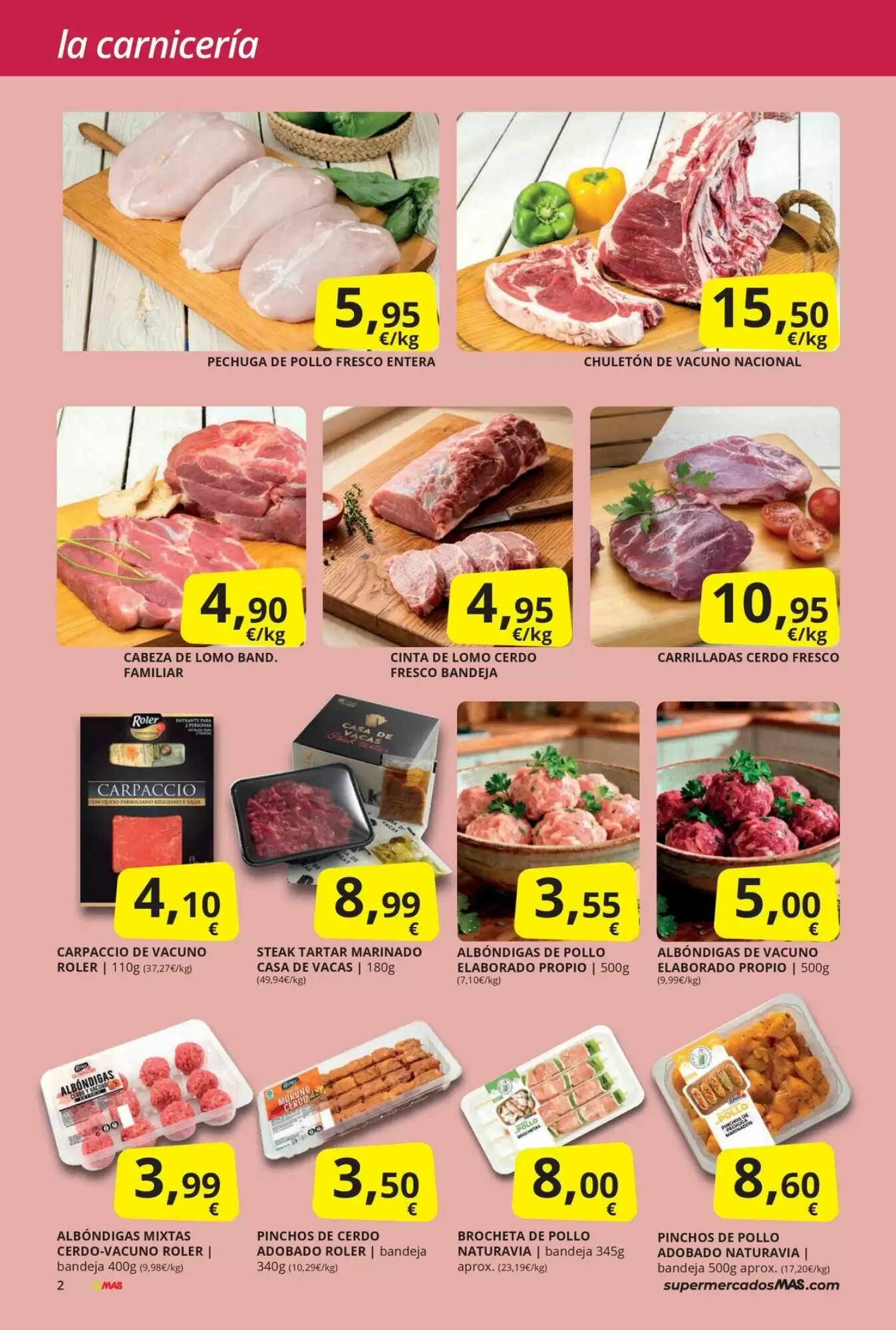 Folleto promocional de MAS válido desde el 31/07/2026 - Página 2.