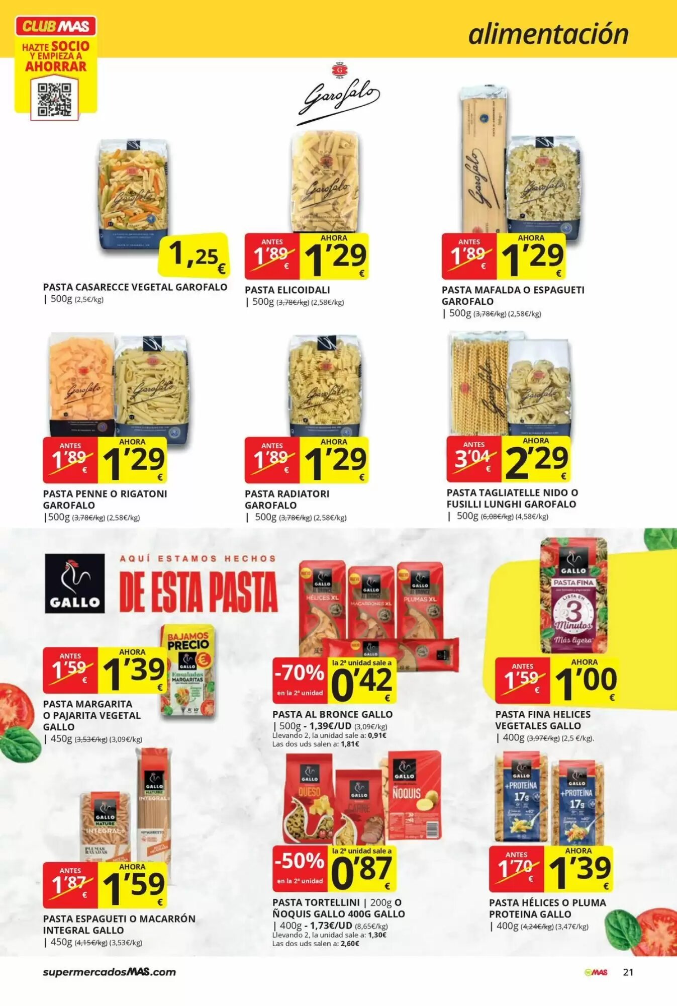 Folleto promocional de MAS válido desde el 31/07/2026 - Página 21.