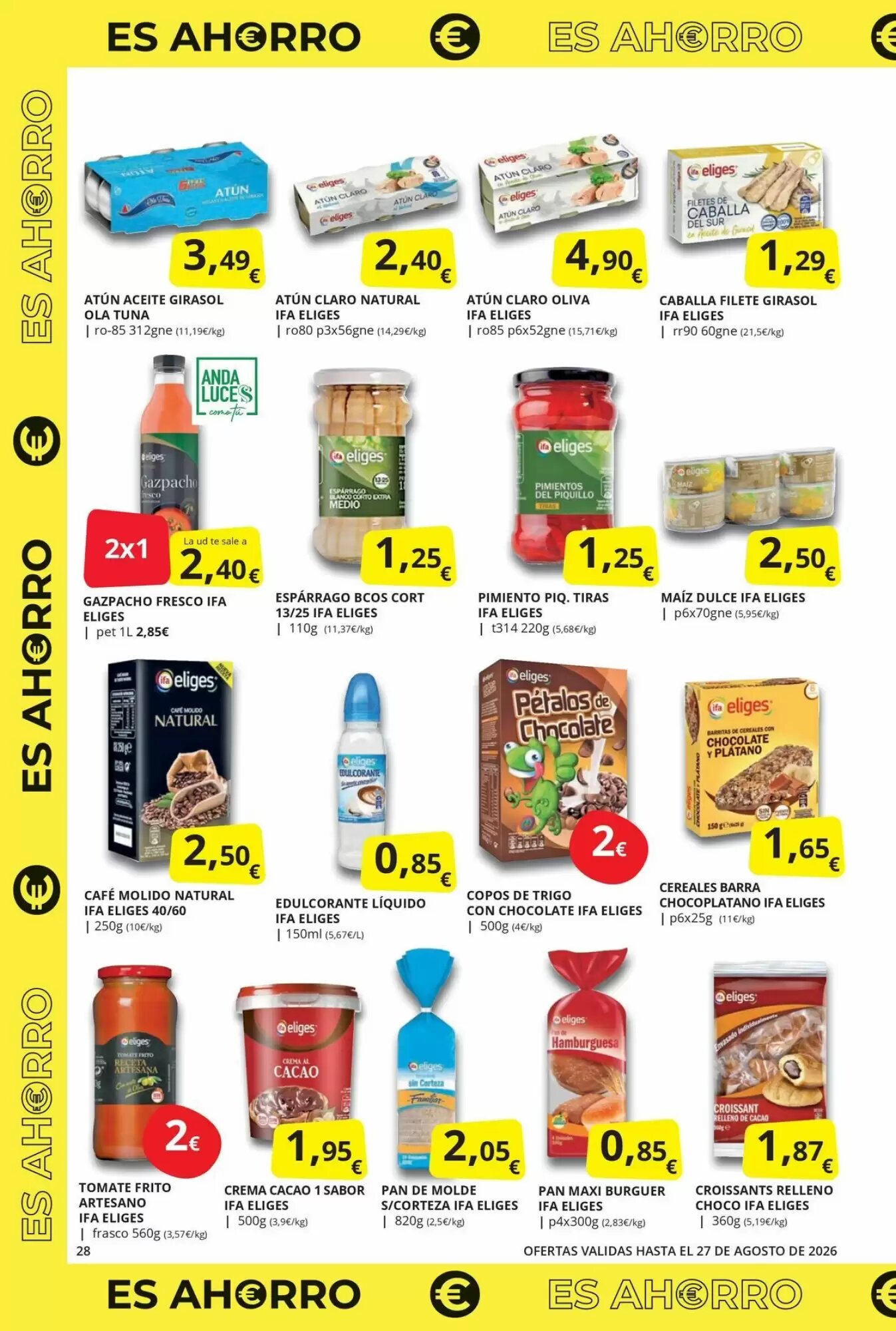 Folleto promocional de MAS válido desde el 31/07/2026 - Página 28.