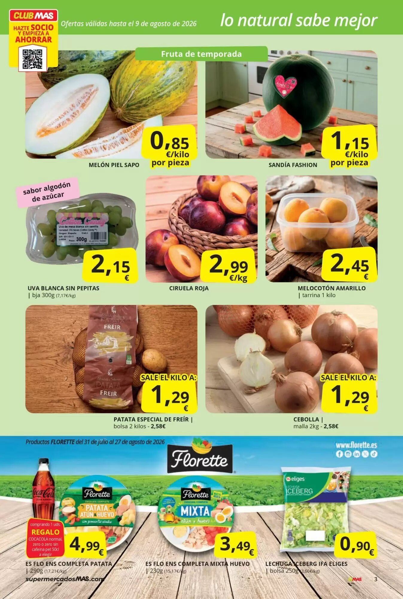 Folleto promocional de MAS válido desde el 31/07/2026 - Página 3.
