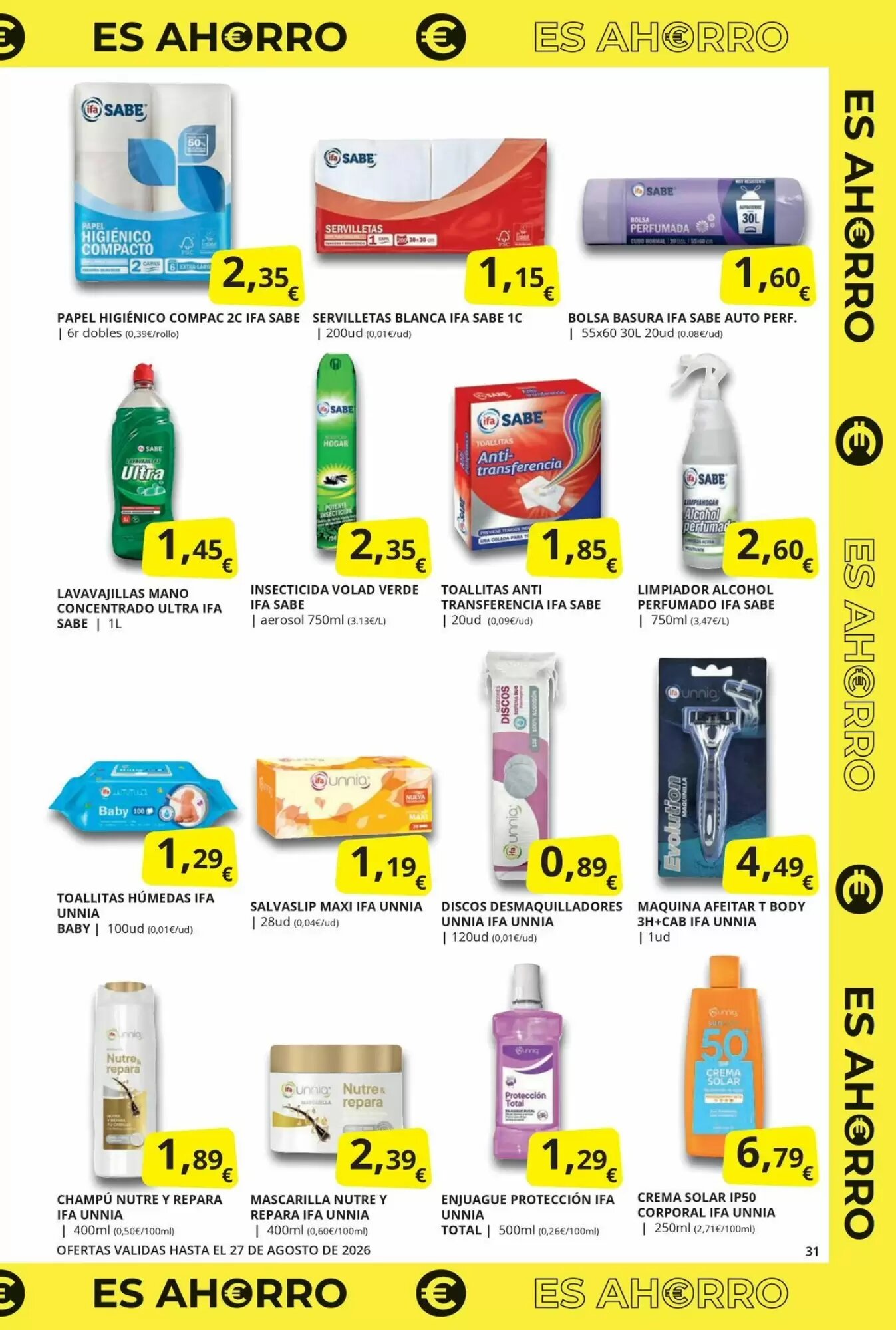 Folleto promocional de MAS válido desde el 31/07/2026 - Página 31.