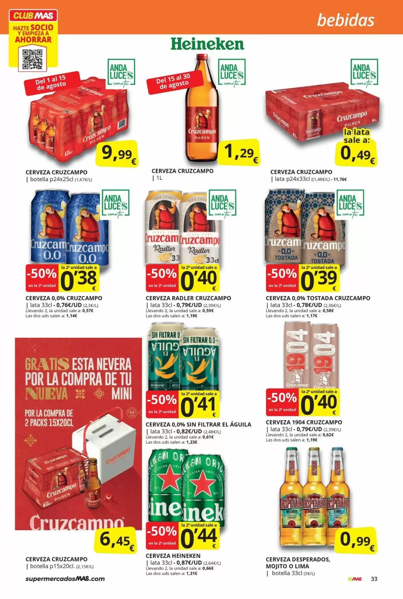 Folleto promocional de MAS válido desde el 31/07/2026 - Página 33.