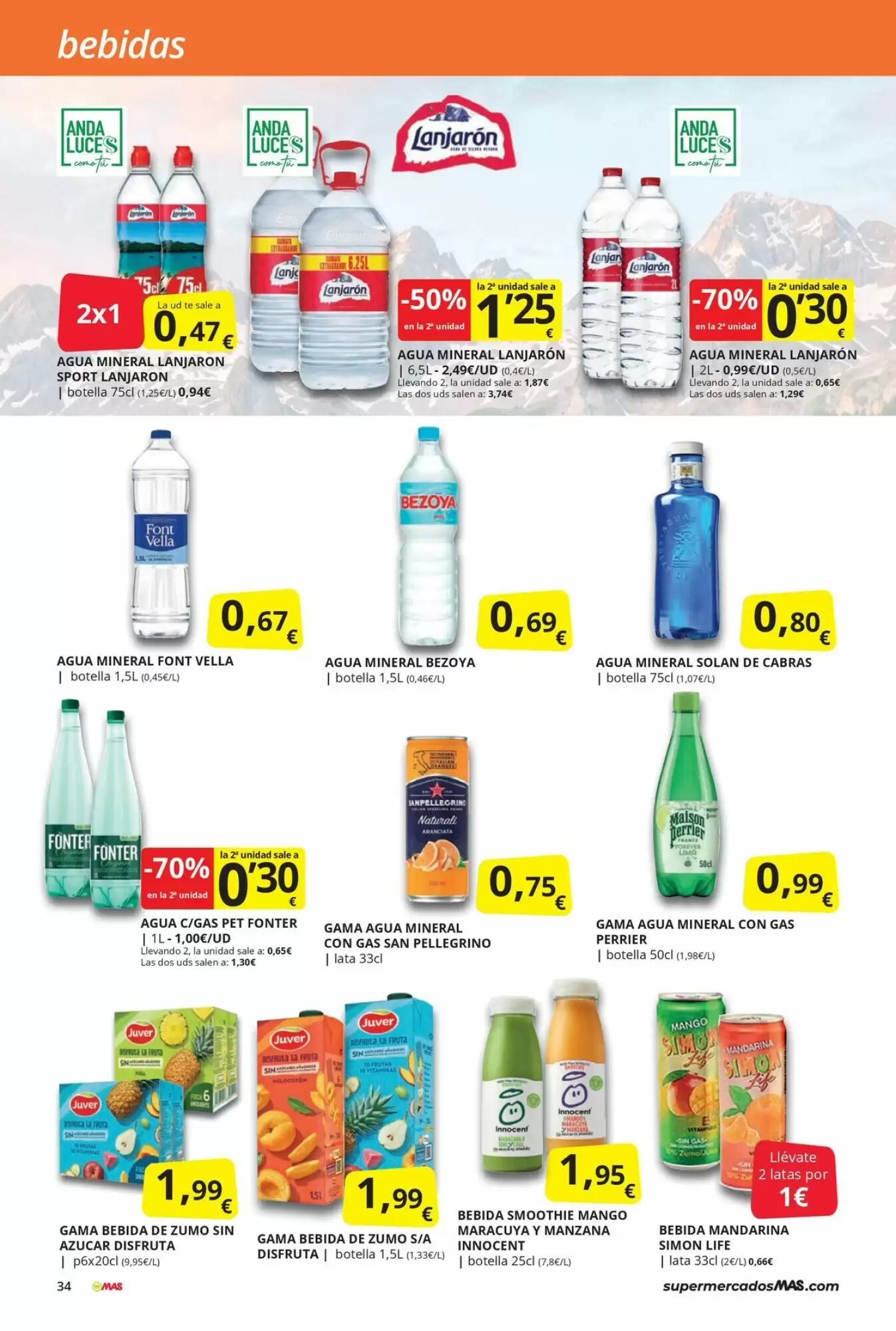 Folleto promocional de MAS válido desde el 31/07/2026 - Página 34.