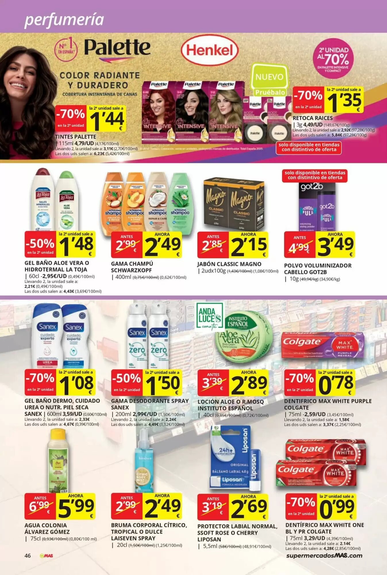 Folleto promocional de MAS válido desde el 31/07/2026 - Página 46.