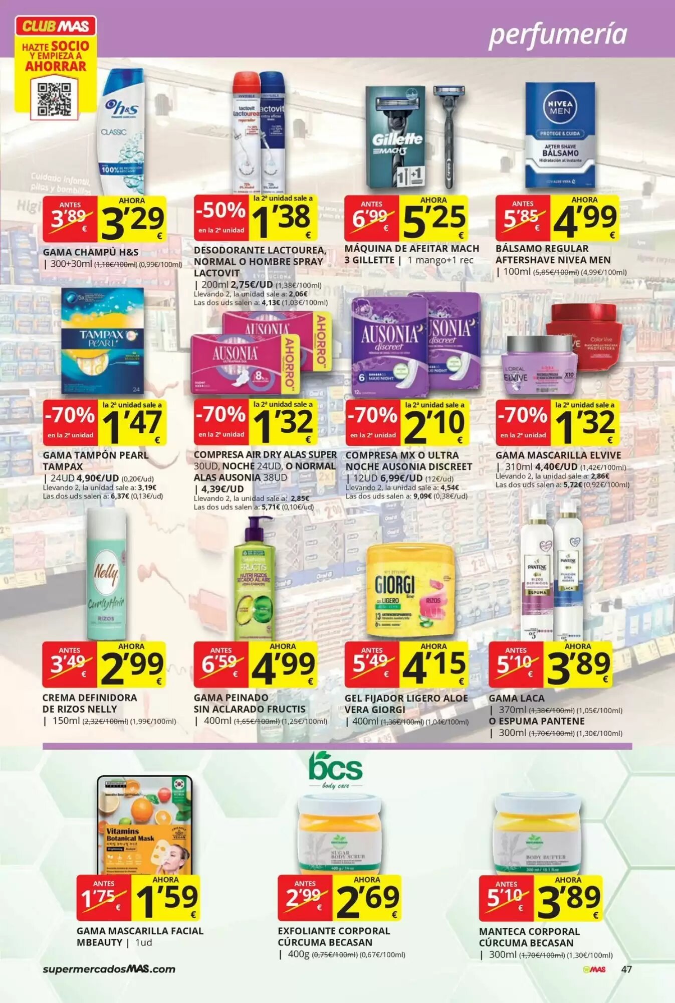 Folleto promocional de MAS válido desde el 31/07/2026 - Página 47.