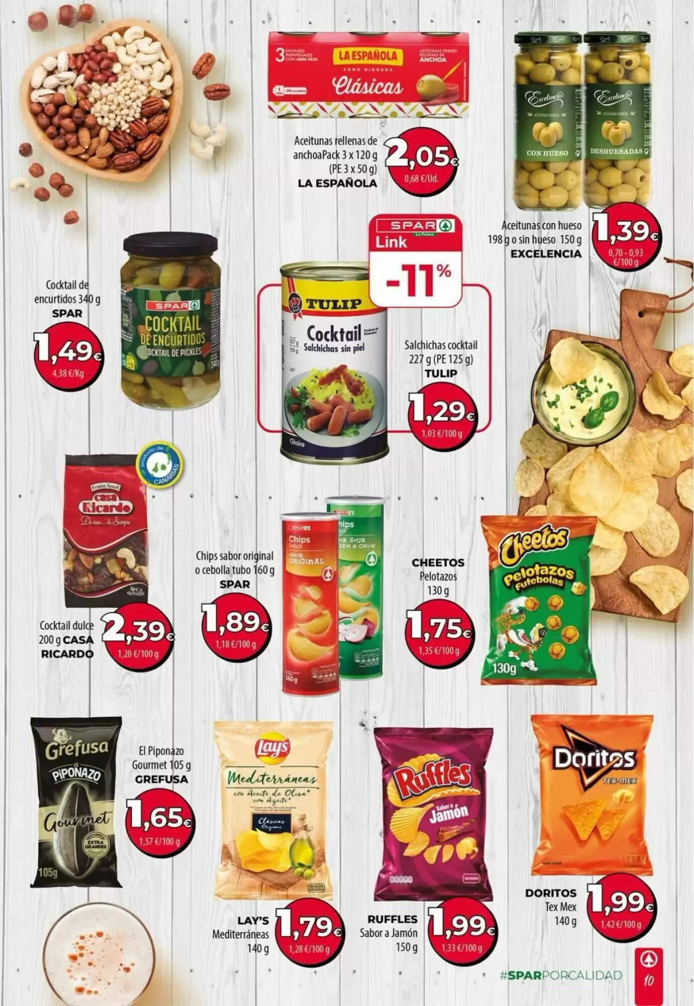 Folleto promocional de Spar La Palma válido desde el 31/07/2026 - Página 10.