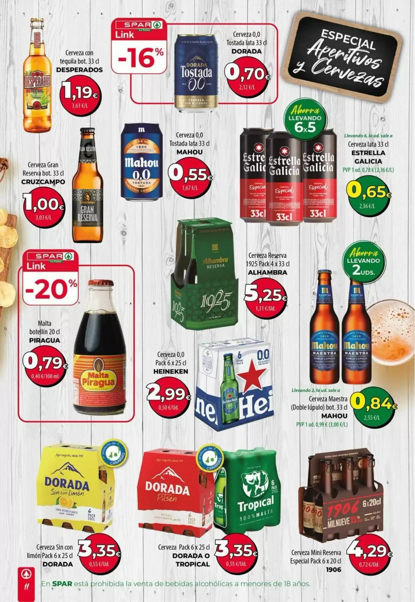 Folleto promocional de Spar La Palma válido desde el 31/07/2026 - Página 11.